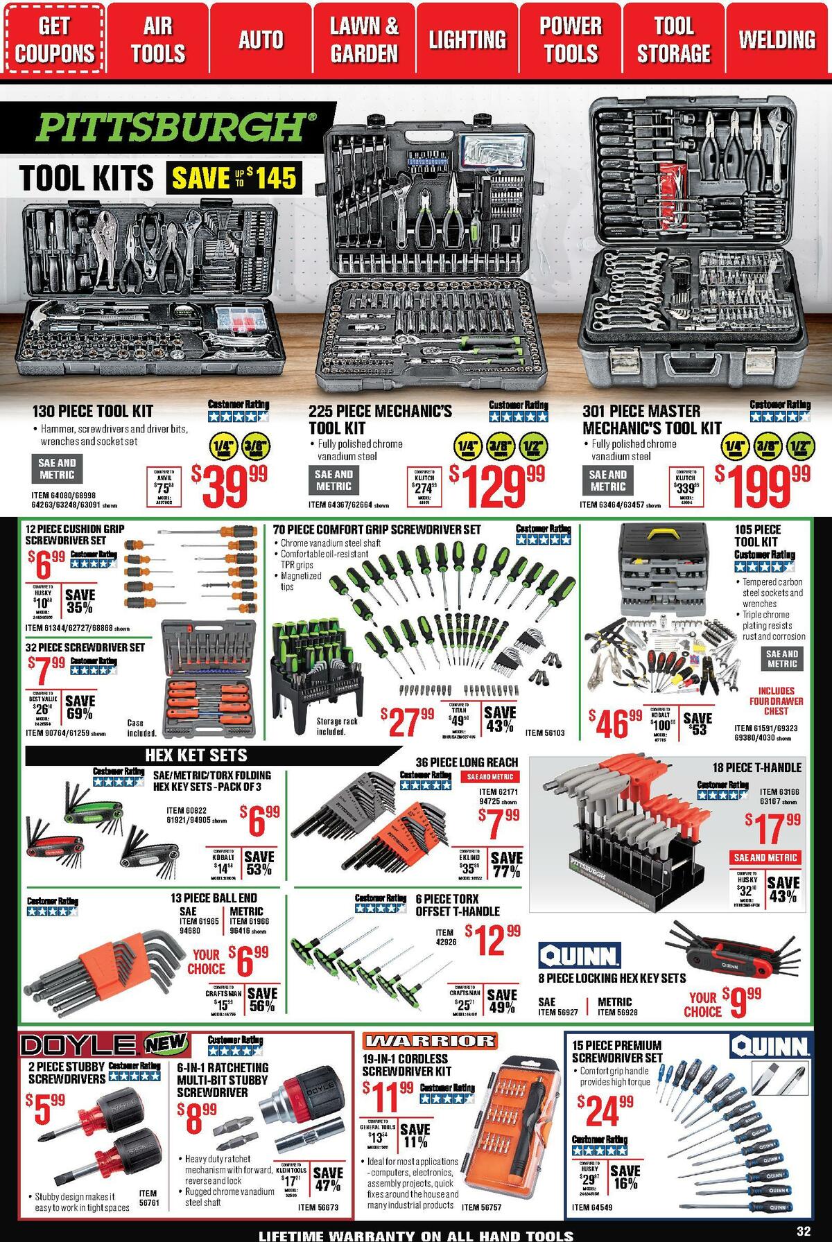 Harbor Freight Tools Weekly Ad from November 1