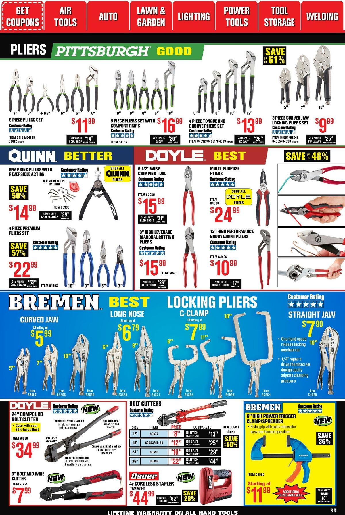 Harbor Freight Tools Weekly Ad from November 1