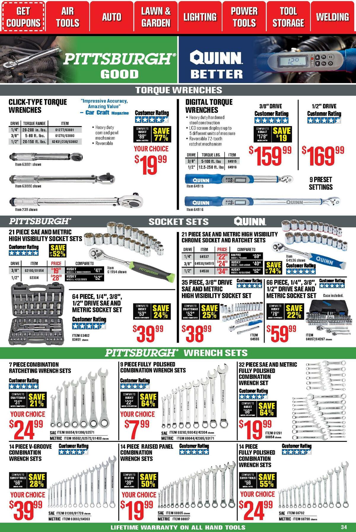 Harbor Freight Tools Weekly Ad from November 1