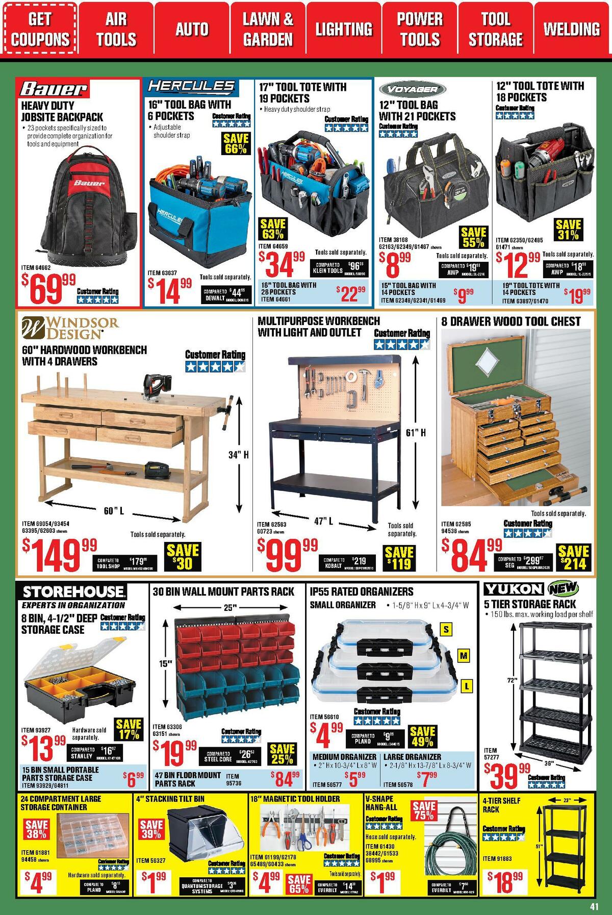 Harbor Freight Tools Weekly Ad from November 1