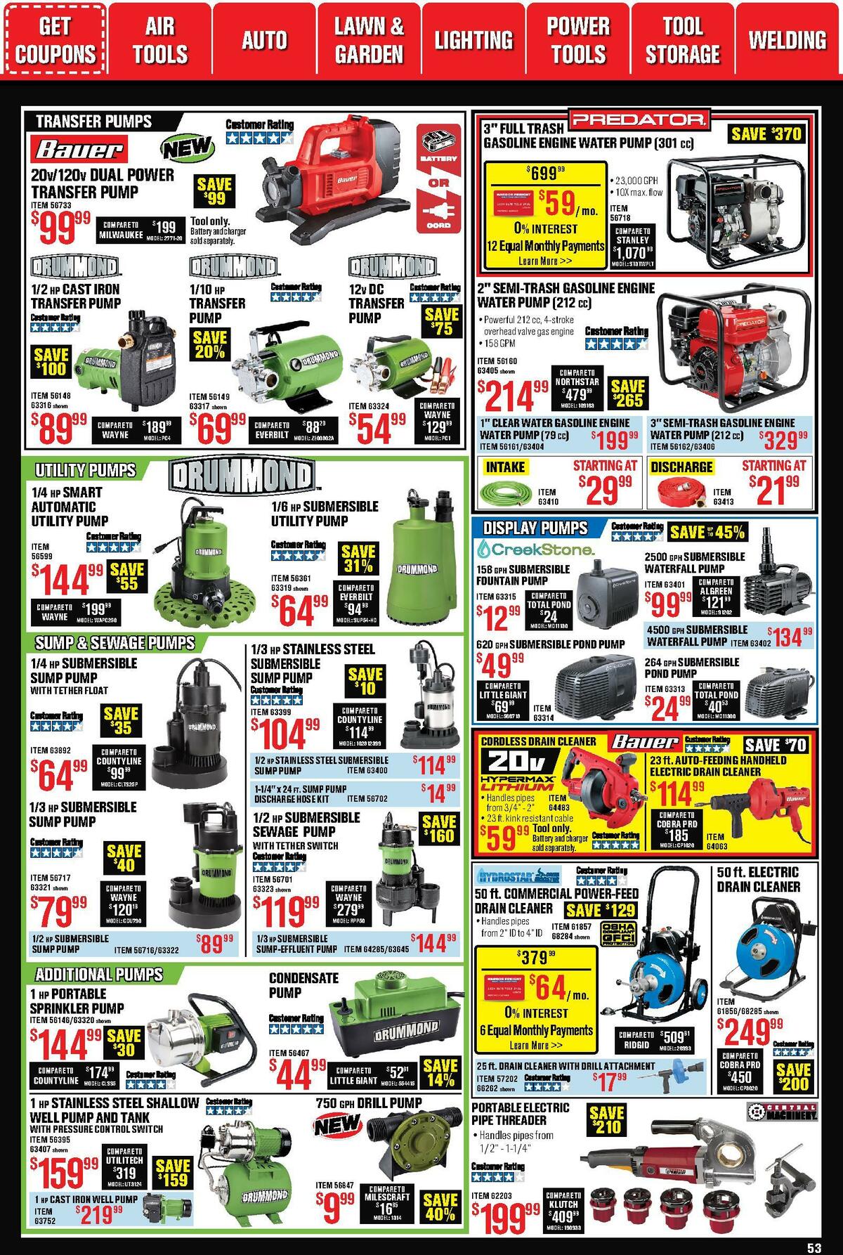 Harbor Freight Tools Weekly Ad from November 1