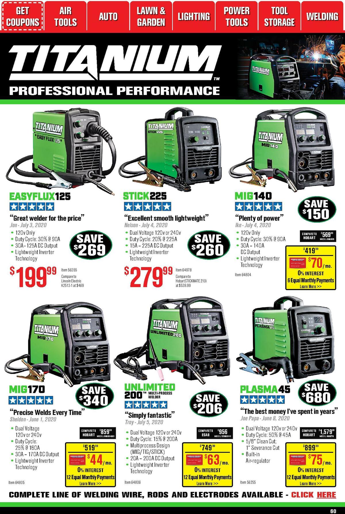 Harbor Freight Tools Weekly Ad from November 1