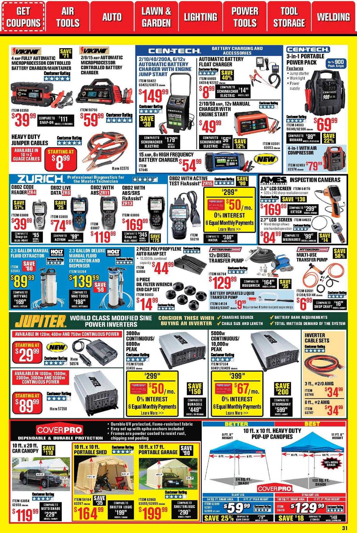 Harbor Freight Tools Weekly Ad from December 1