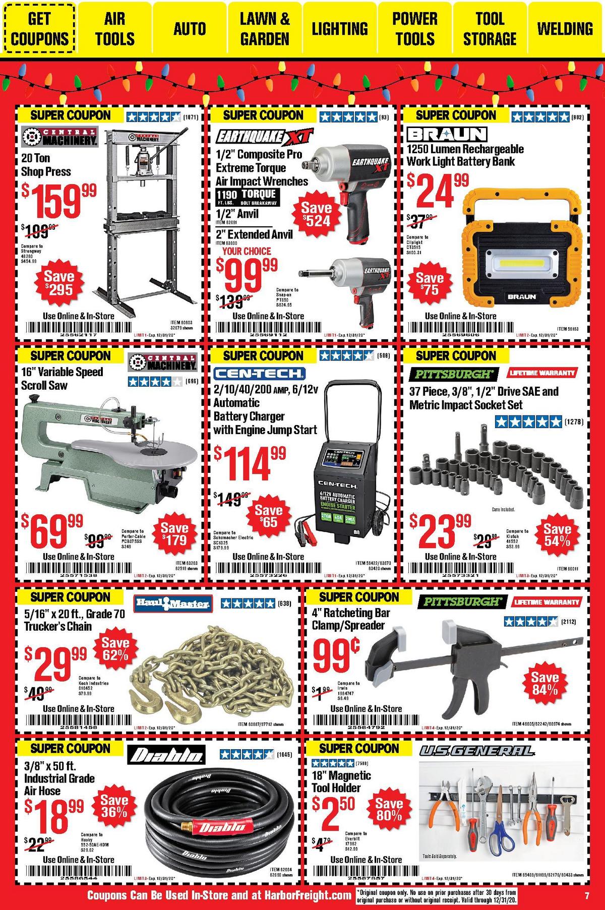 Harbor Freight Tools Weekly Ad from December 1