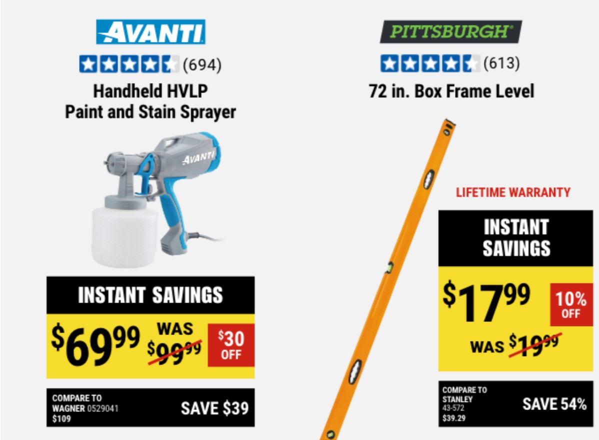 Harbor Freight Tools Weekly Ad from February 12