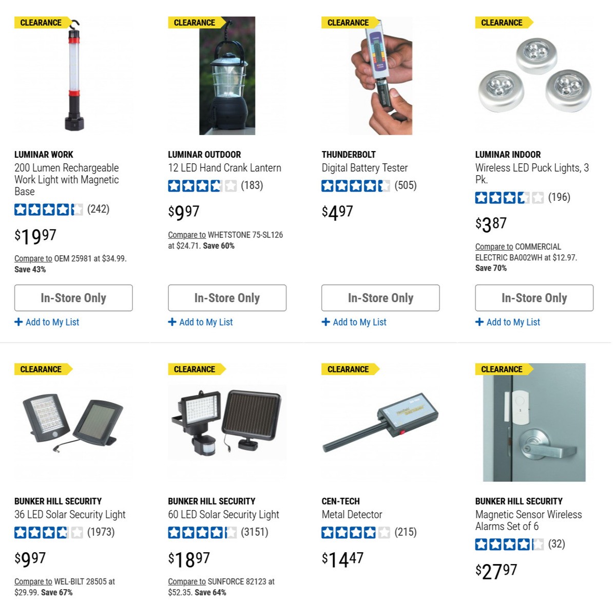 Harbor Freight Tools Closeout Specials Weekly Ad from March 8