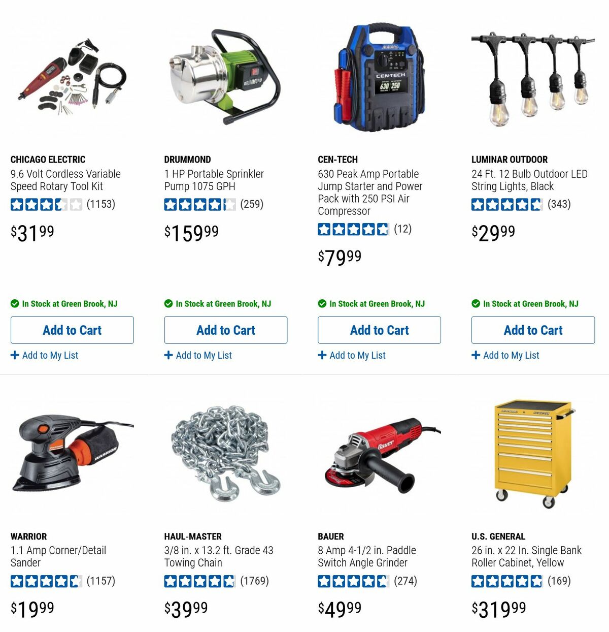 Harbor Freight Tools Weekly Ad from October 29