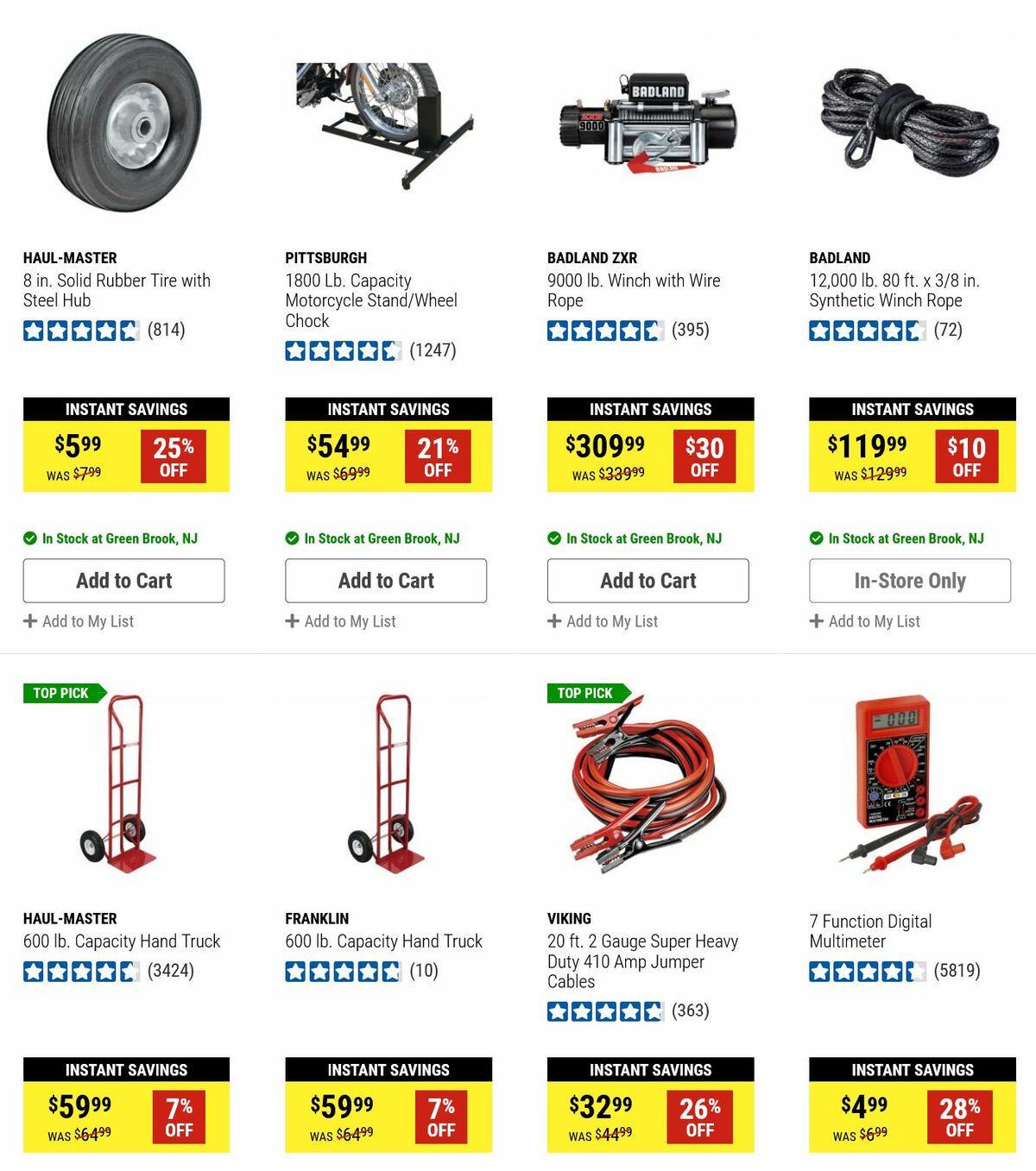 Harbor Freight Tools Weekly Ad from February 12