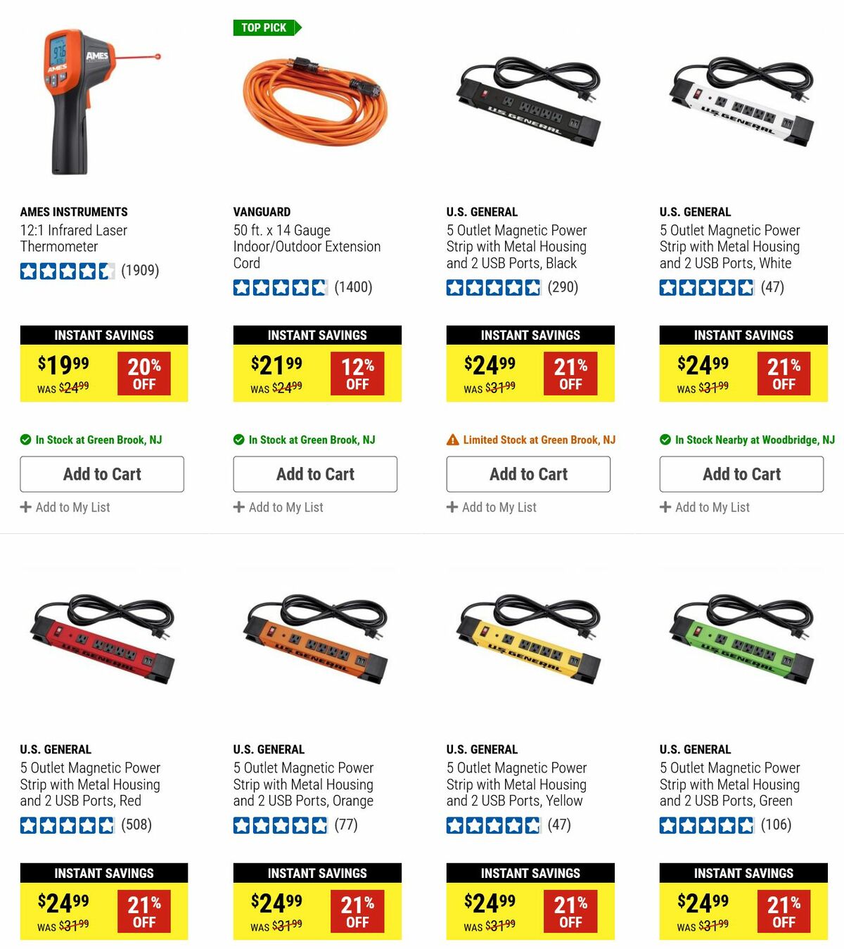 Harbor Freight Tools Weekly Ad from February 12