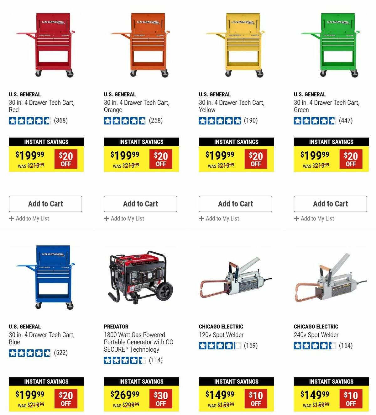 Harbor Freight Tools Weekly Ad from February 12