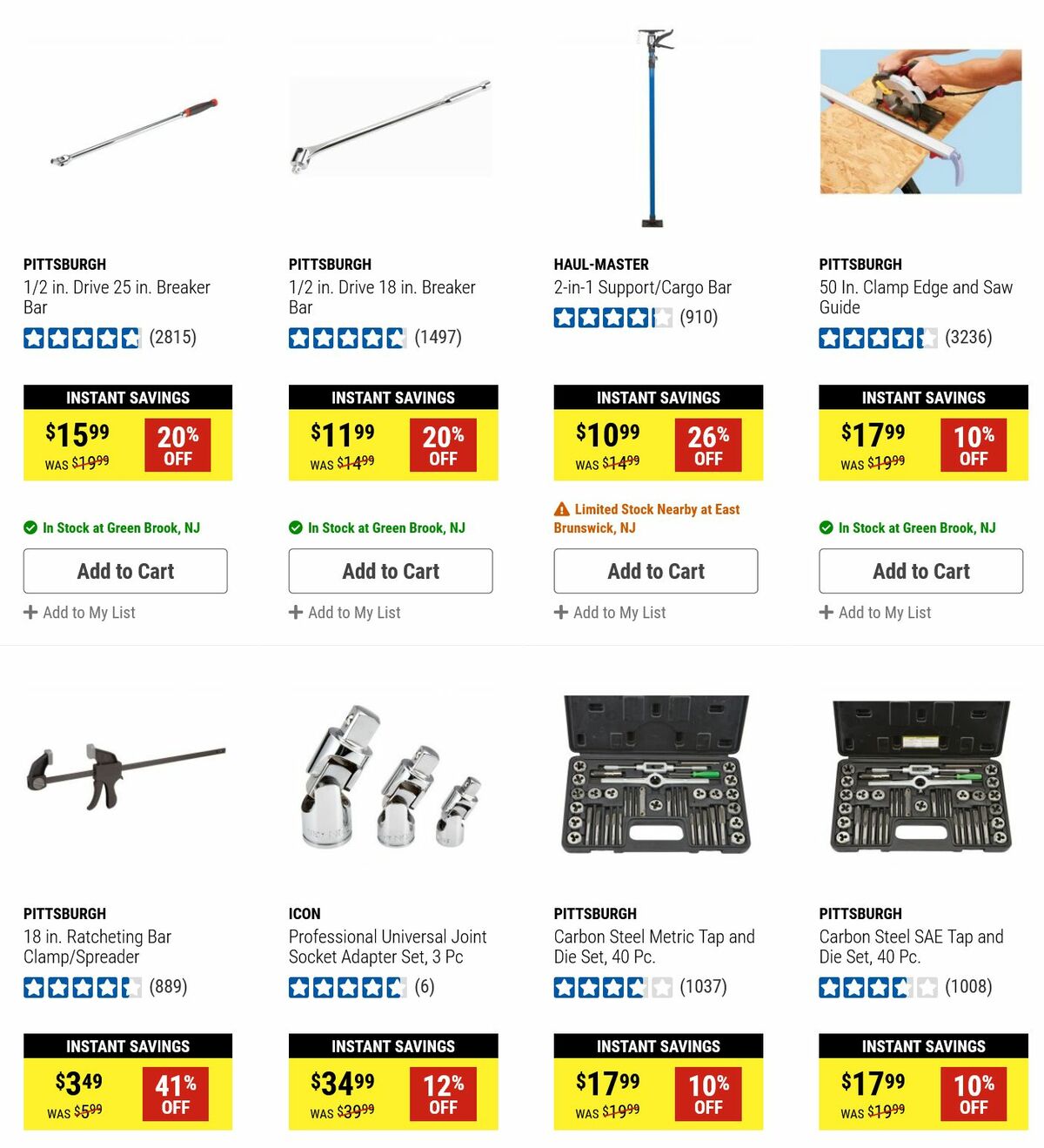 Harbor Freight Tools Weekly Ad from February 12