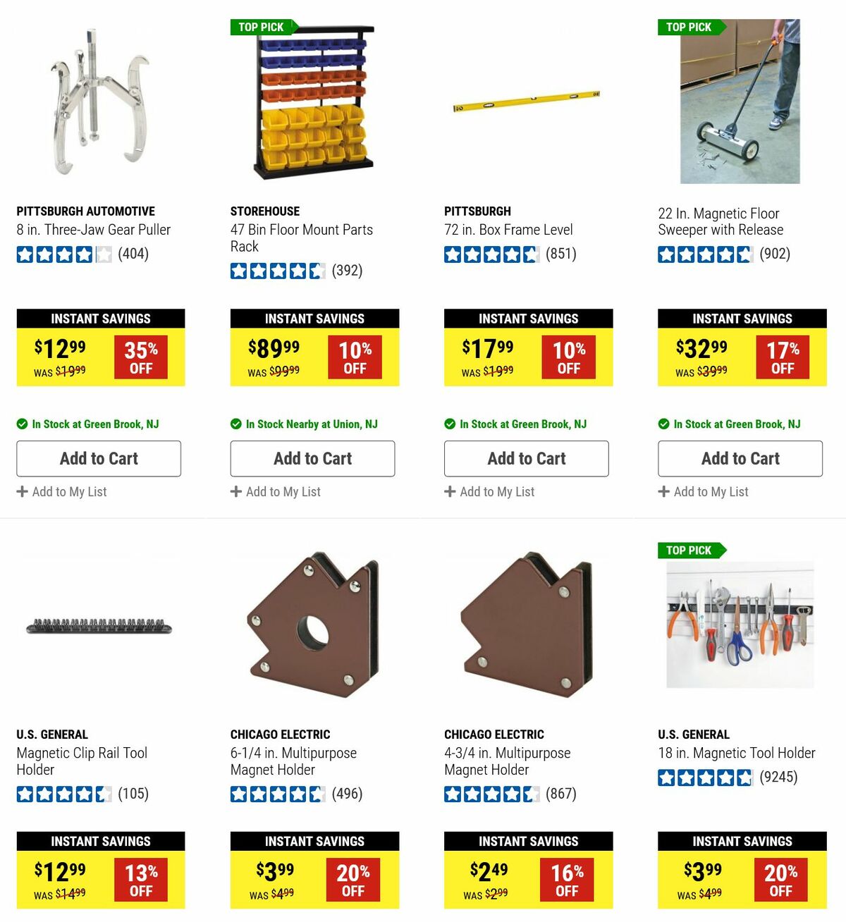 Harbor Freight Tools Weekly Ad from February 12