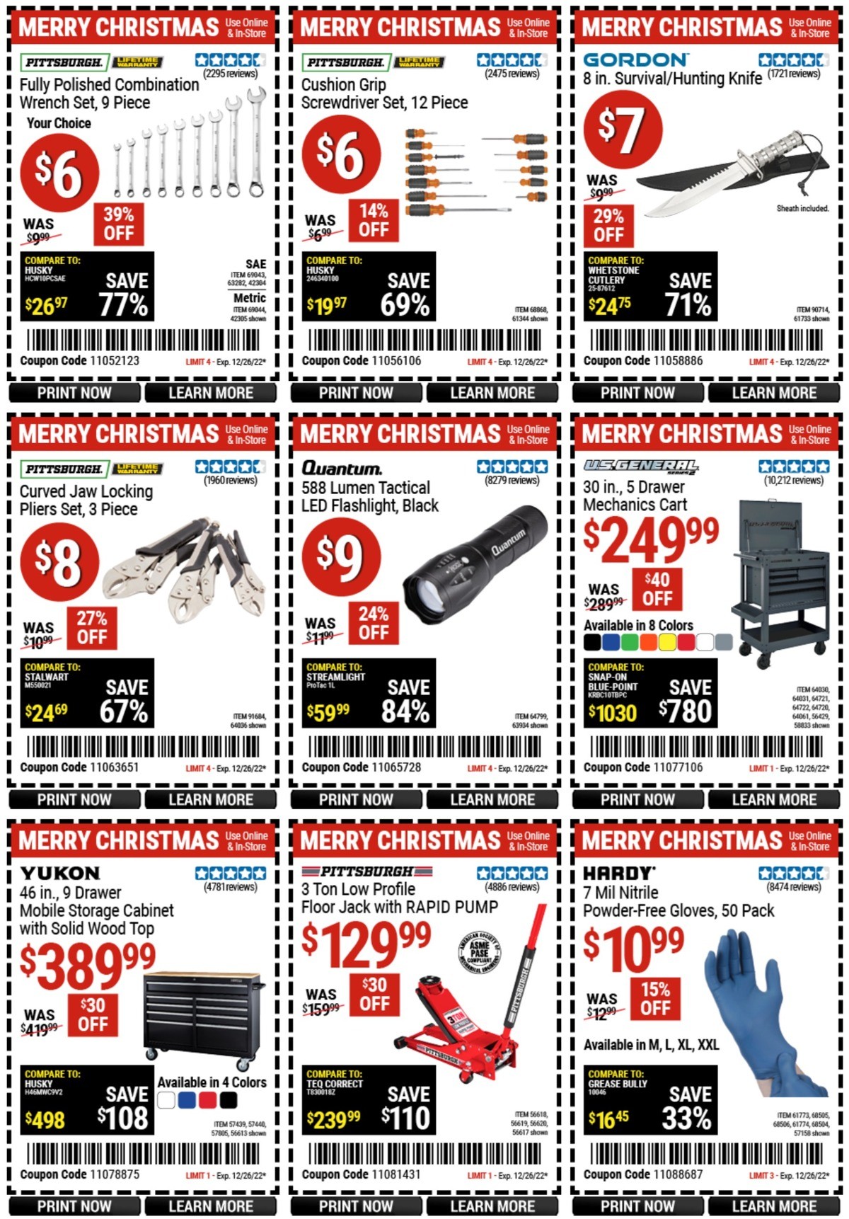 Harbor Freight Tools Weekly Ad from December 12