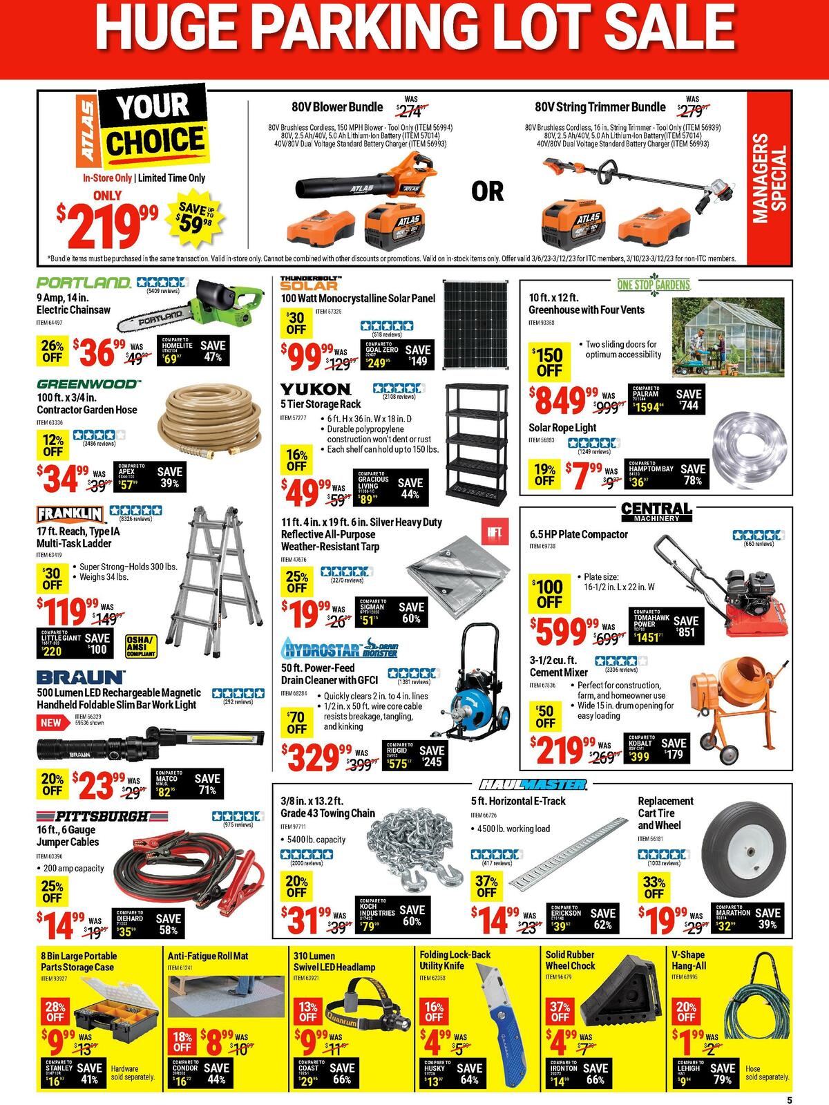 Harbor Freight Tools Weekly Ad from March 6