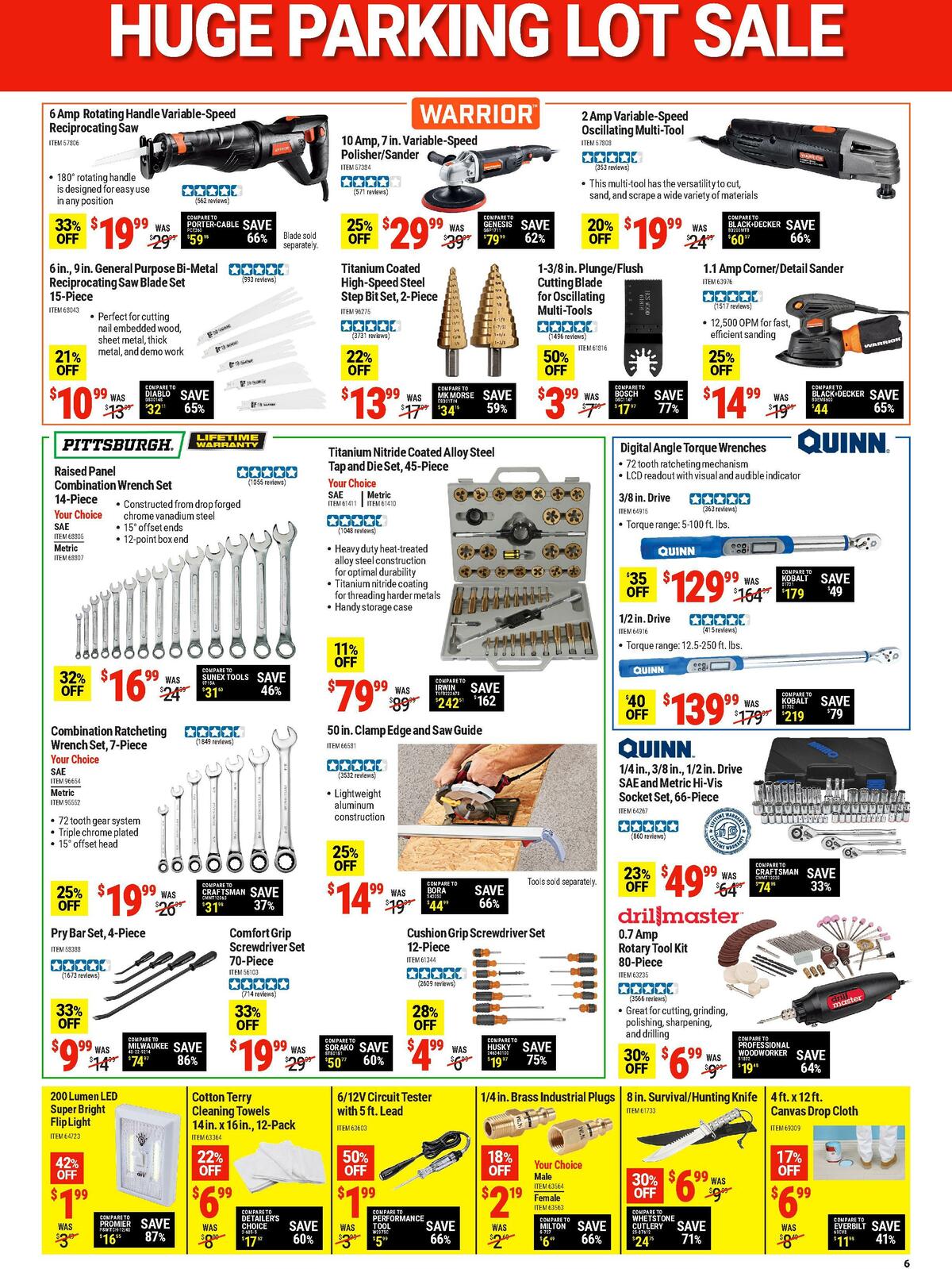 Harbor Freight Tools Weekly Ad from March 6