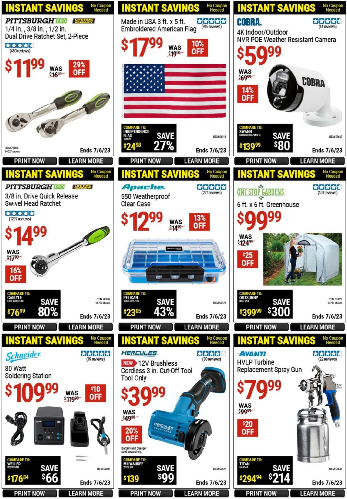 Harbor Freight Tools Weekly Ad from June 15