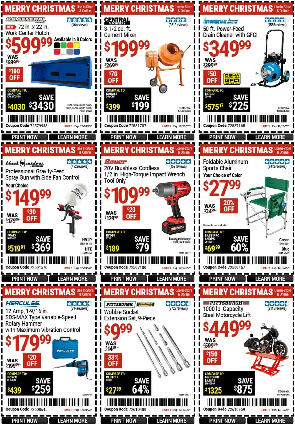 Harbor Freight Tools Weekly Ad from November 28