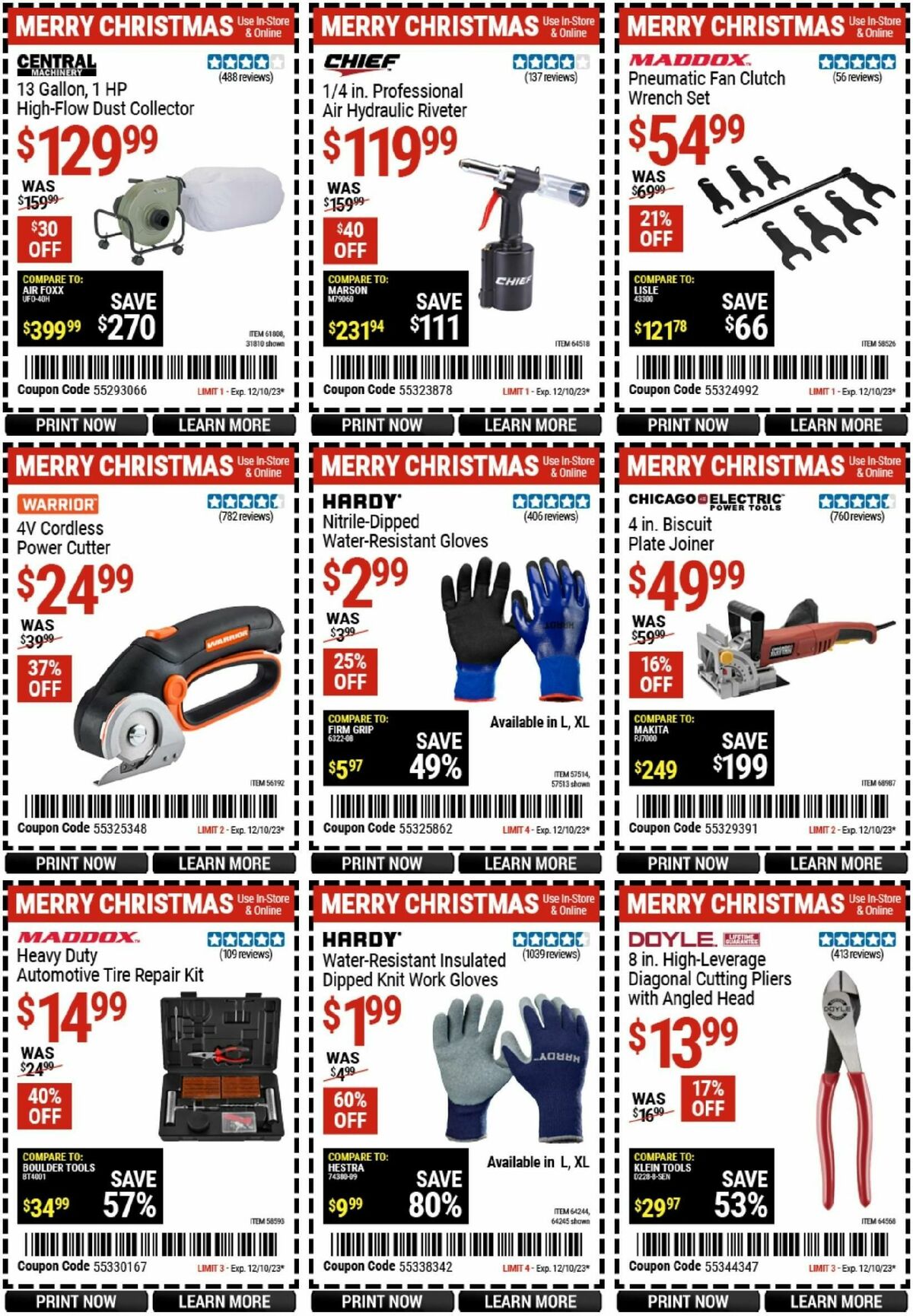 Harbor Freight Tools Weekly Ad from November 28