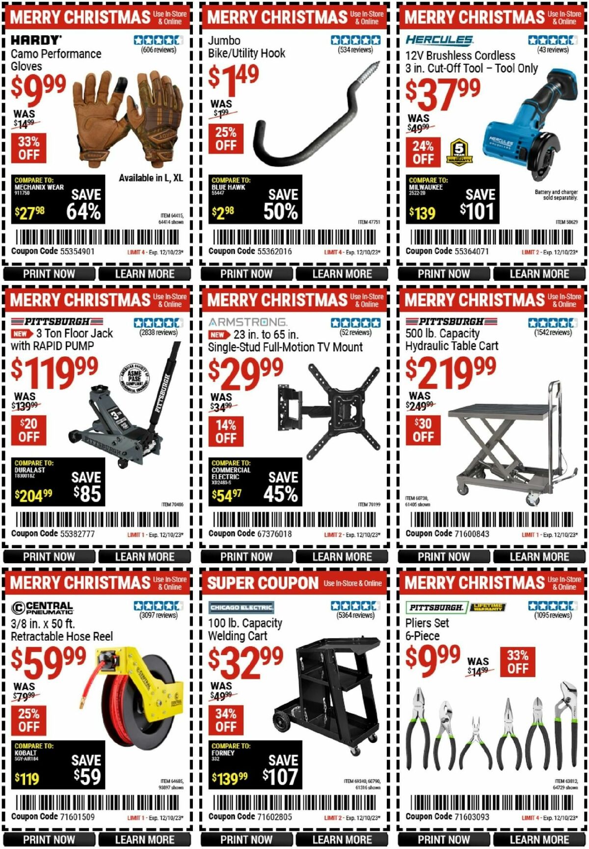 Harbor Freight Tools Weekly Ad from November 28