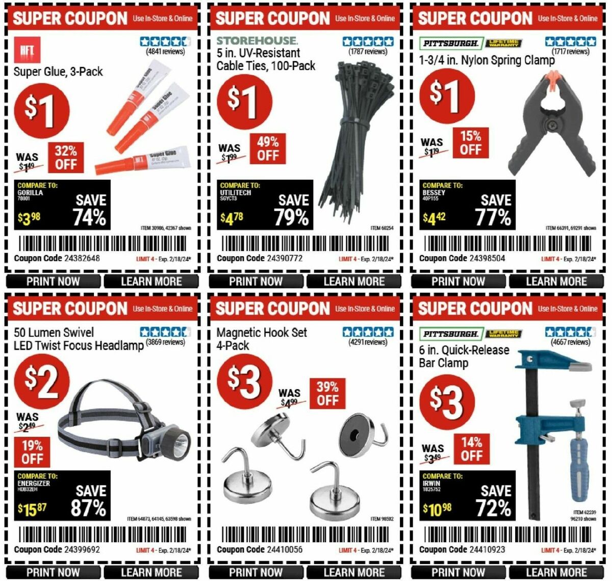 Harbor Freight Tools Weekly Ad from February 5