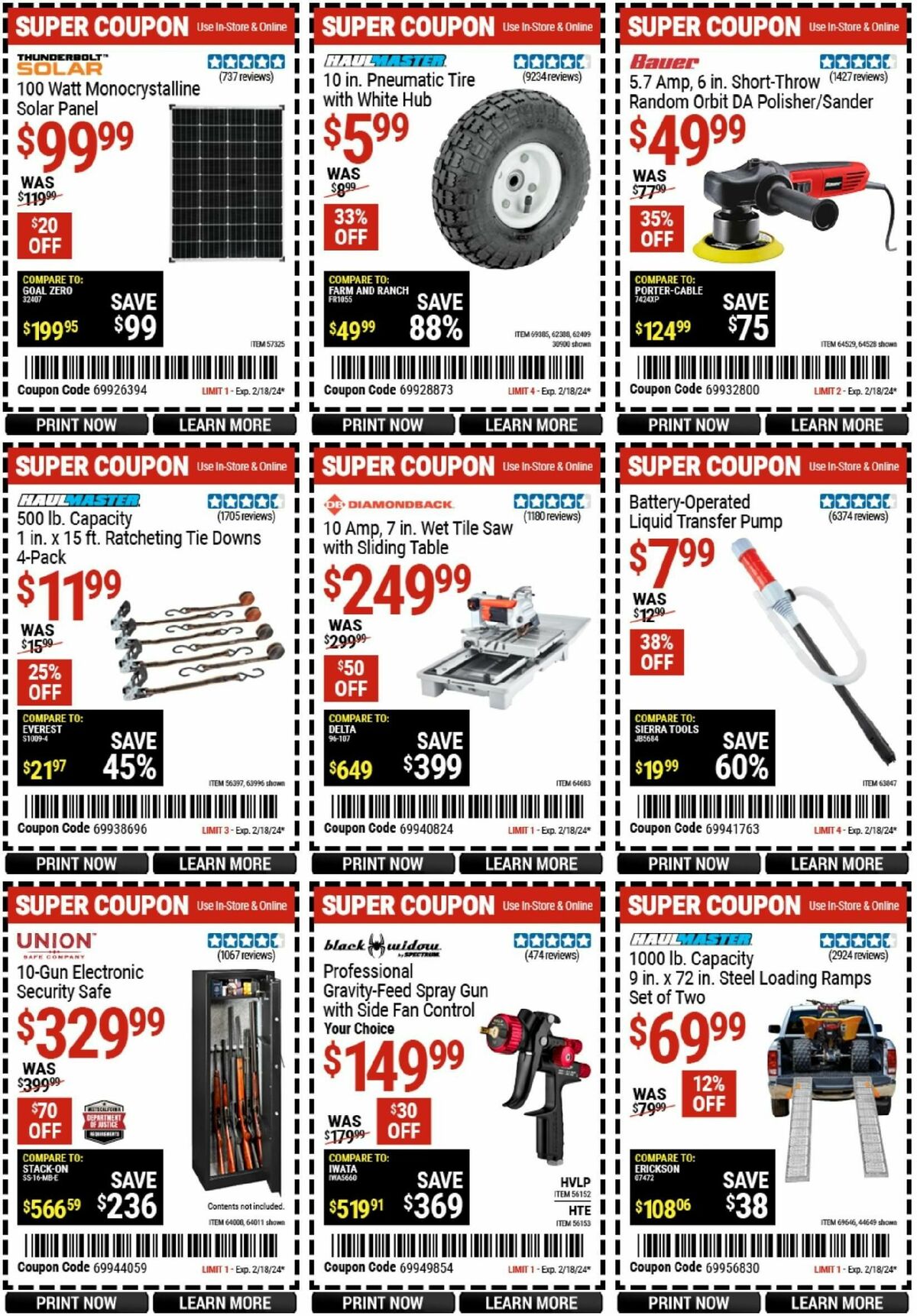 Harbor Freight Tools Weekly Ad from February 5