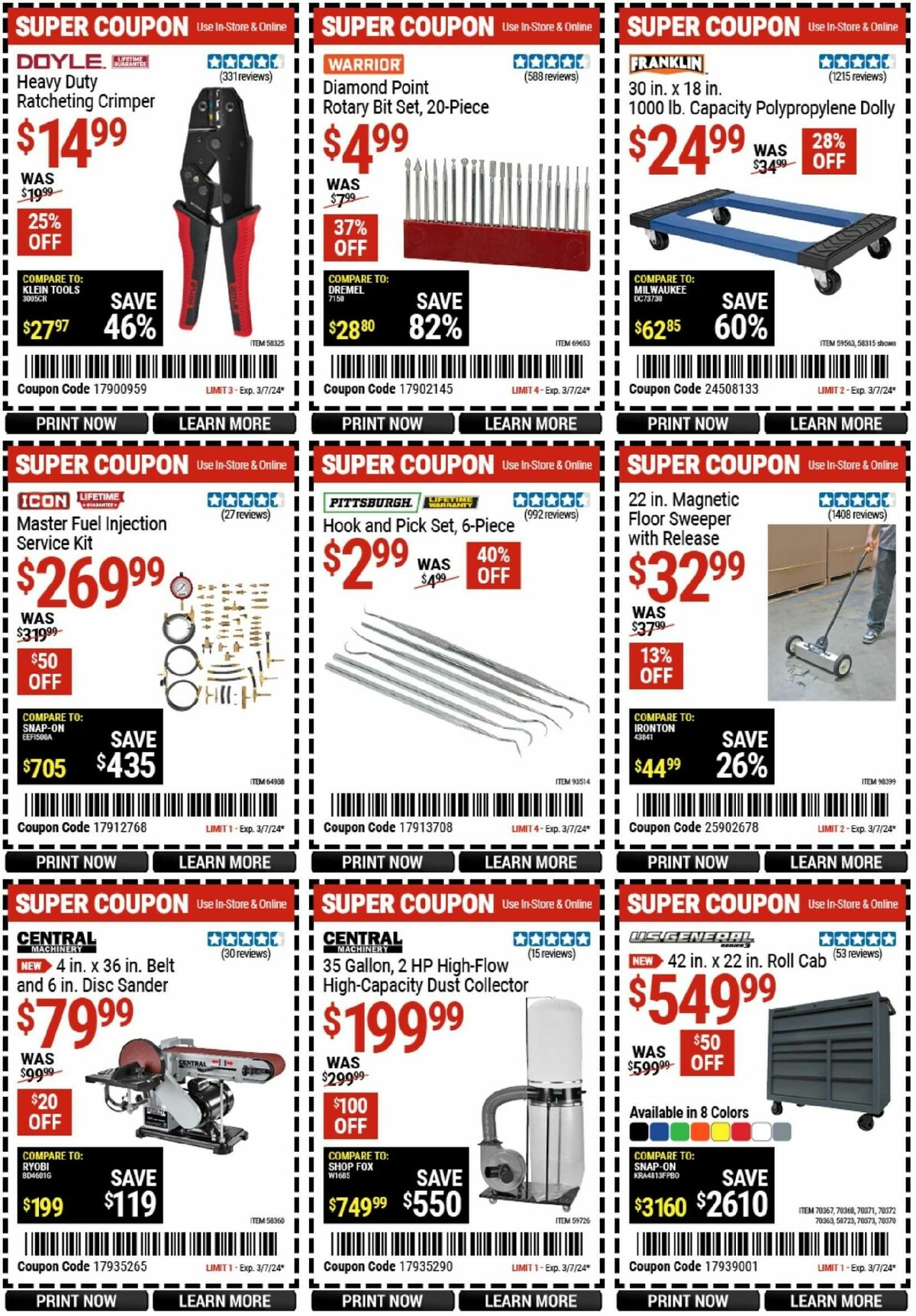 Harbor Freight Tools Weekly Ad from February 19