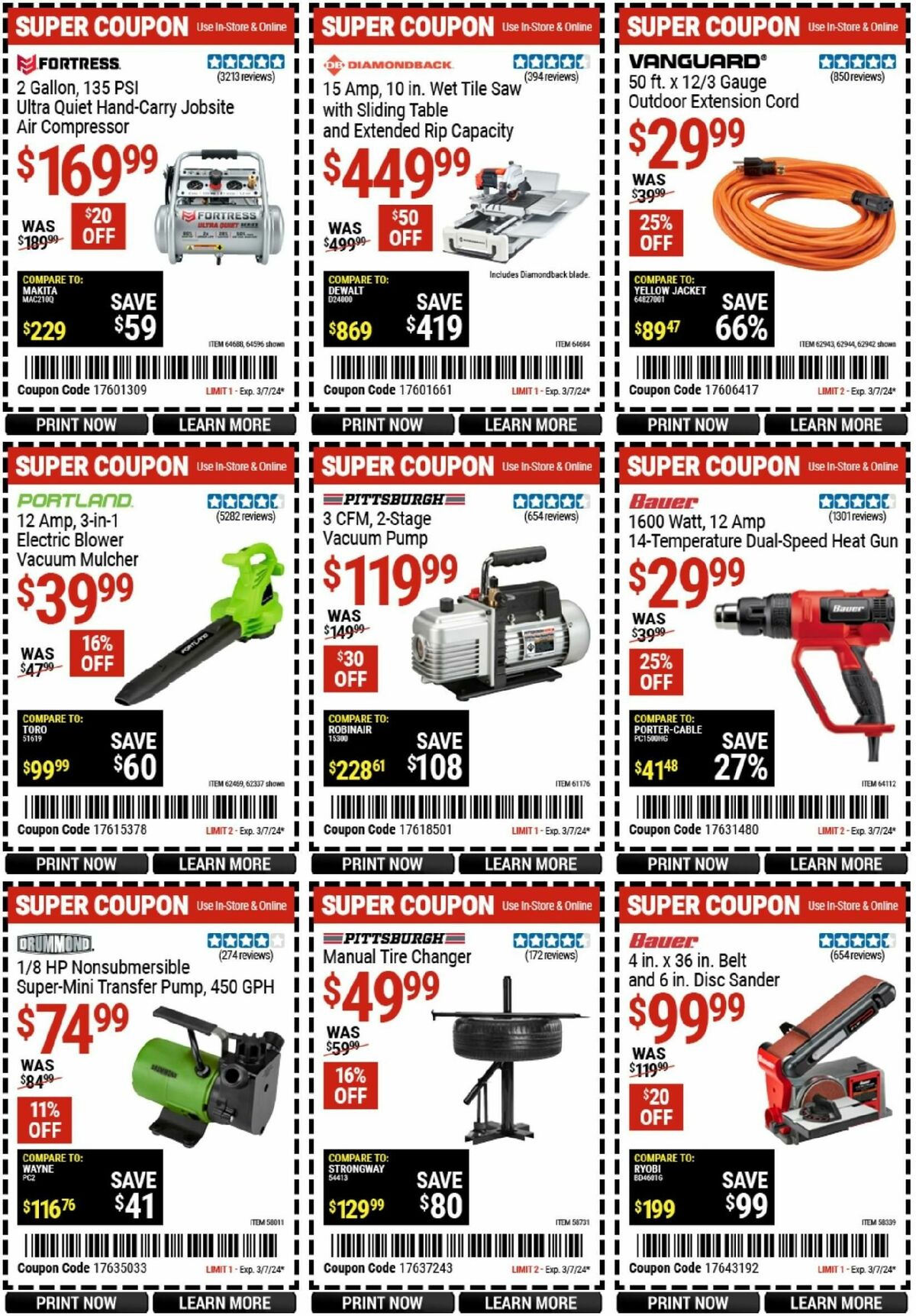 Harbor Freight Tools Weekly Ad from February 19