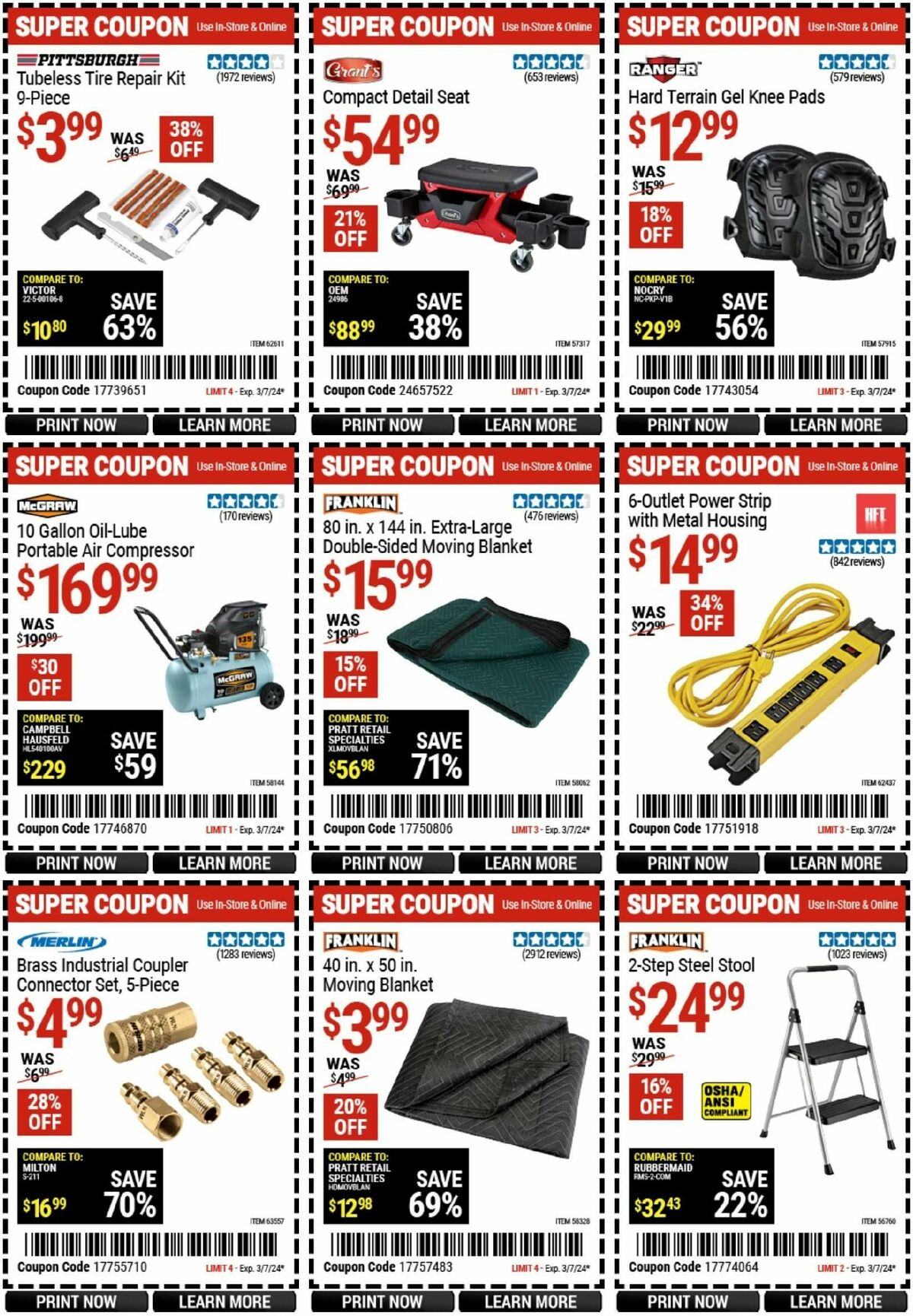 Harbor Freight Tools Weekly Ad from February 19