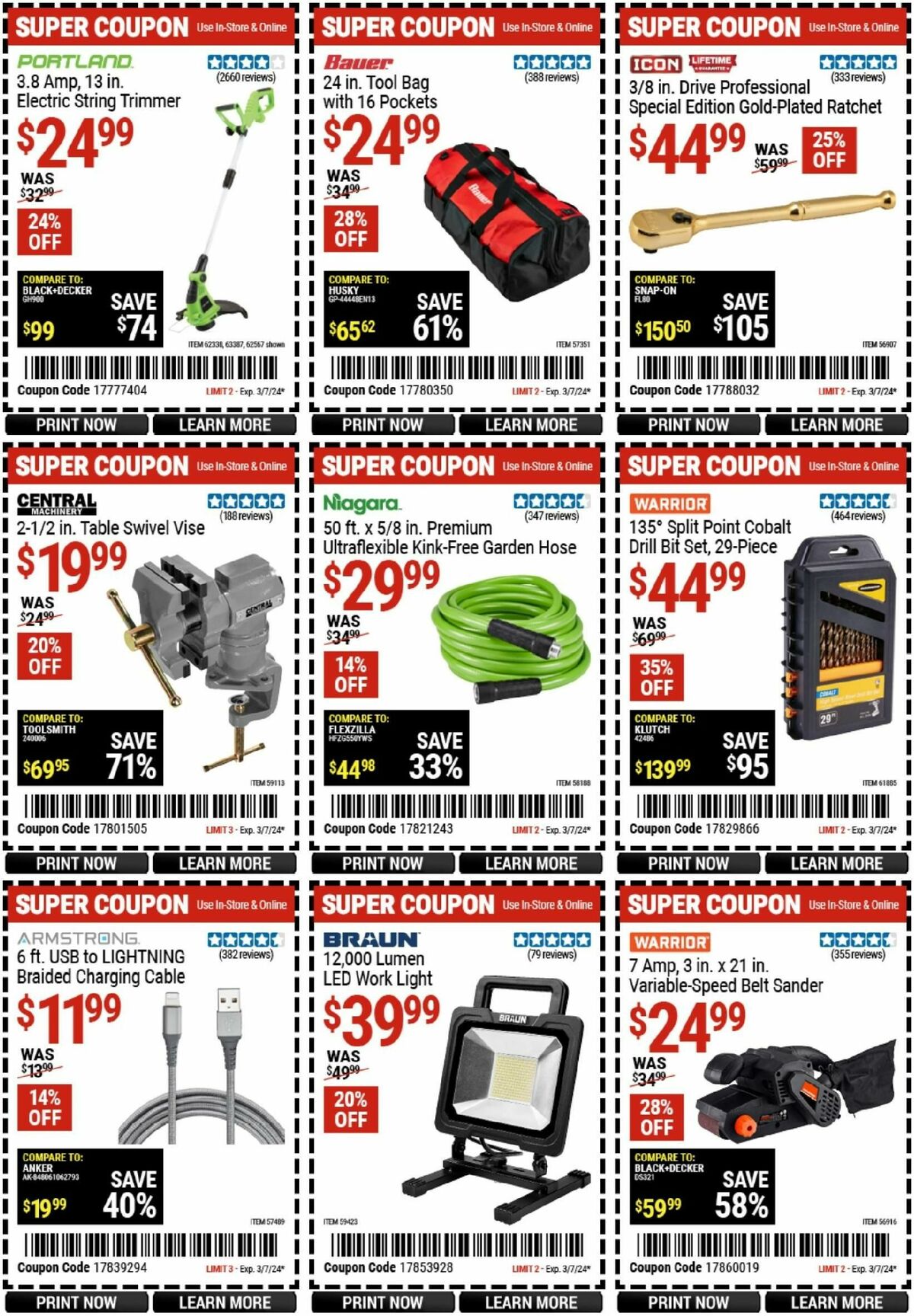 Harbor Freight Tools Weekly Ad from February 19