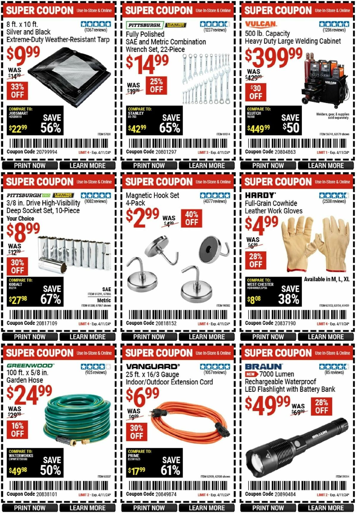 Harbor Freight Tools Weekly Ad from March 25