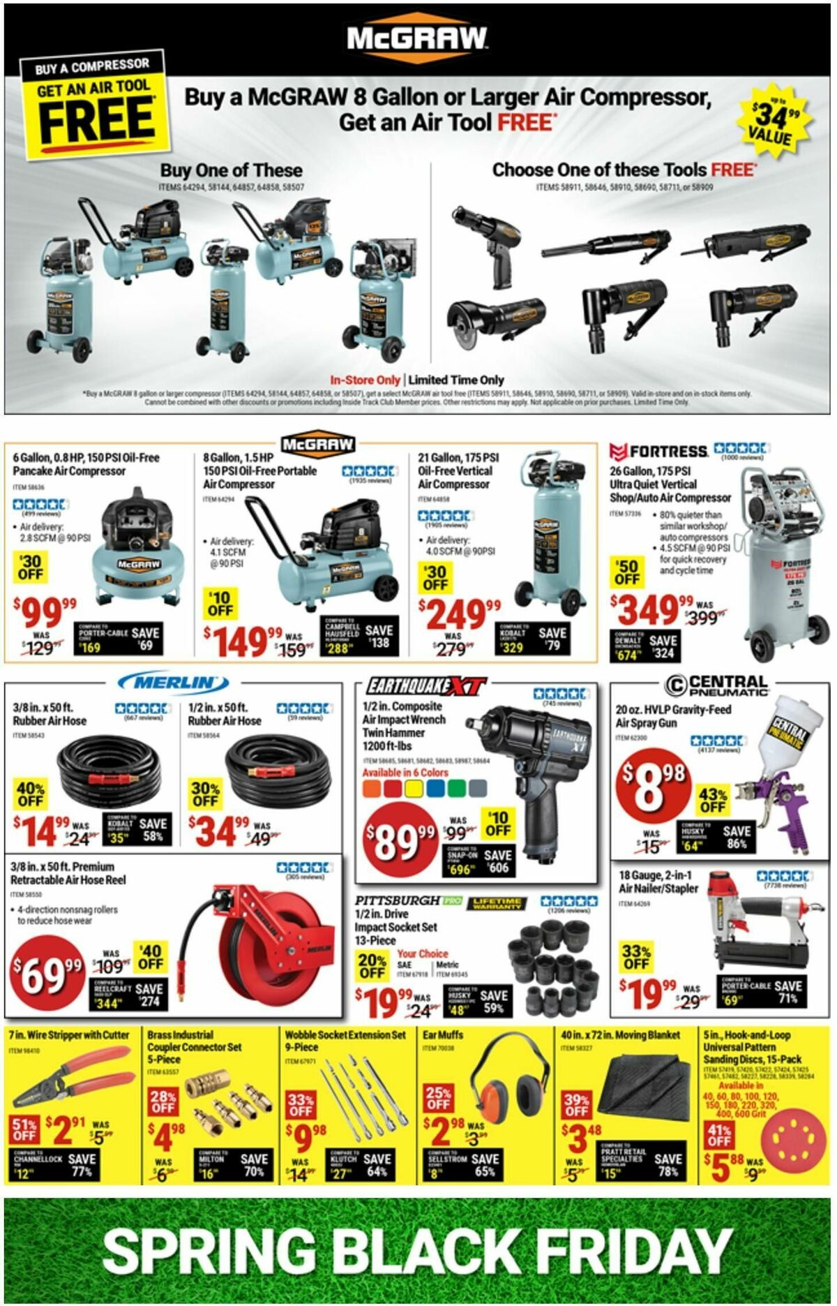 Harbor Freight Tools Weekly Ad from April 8