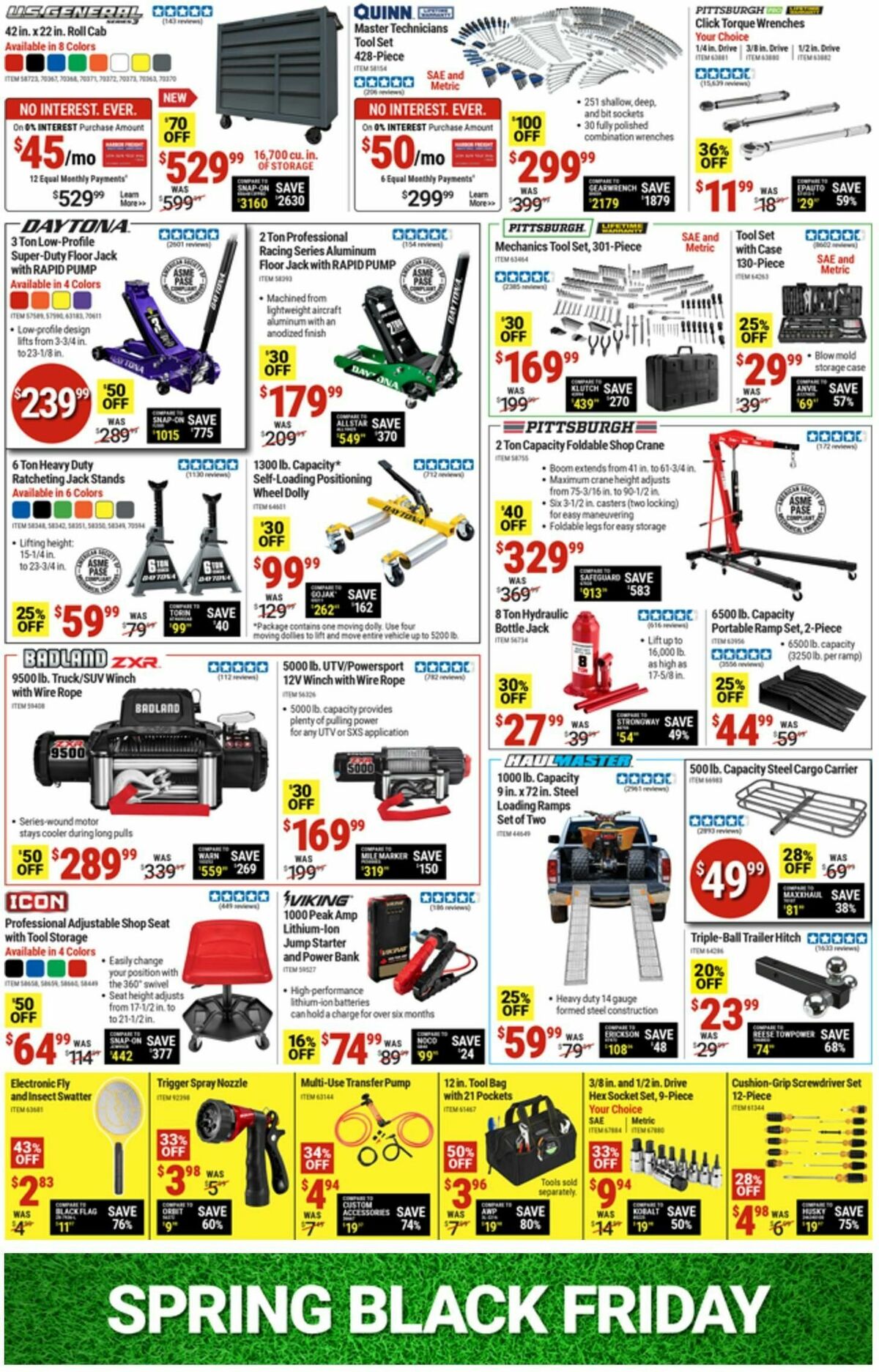 Harbor Freight Tools Weekly Ad from April 8