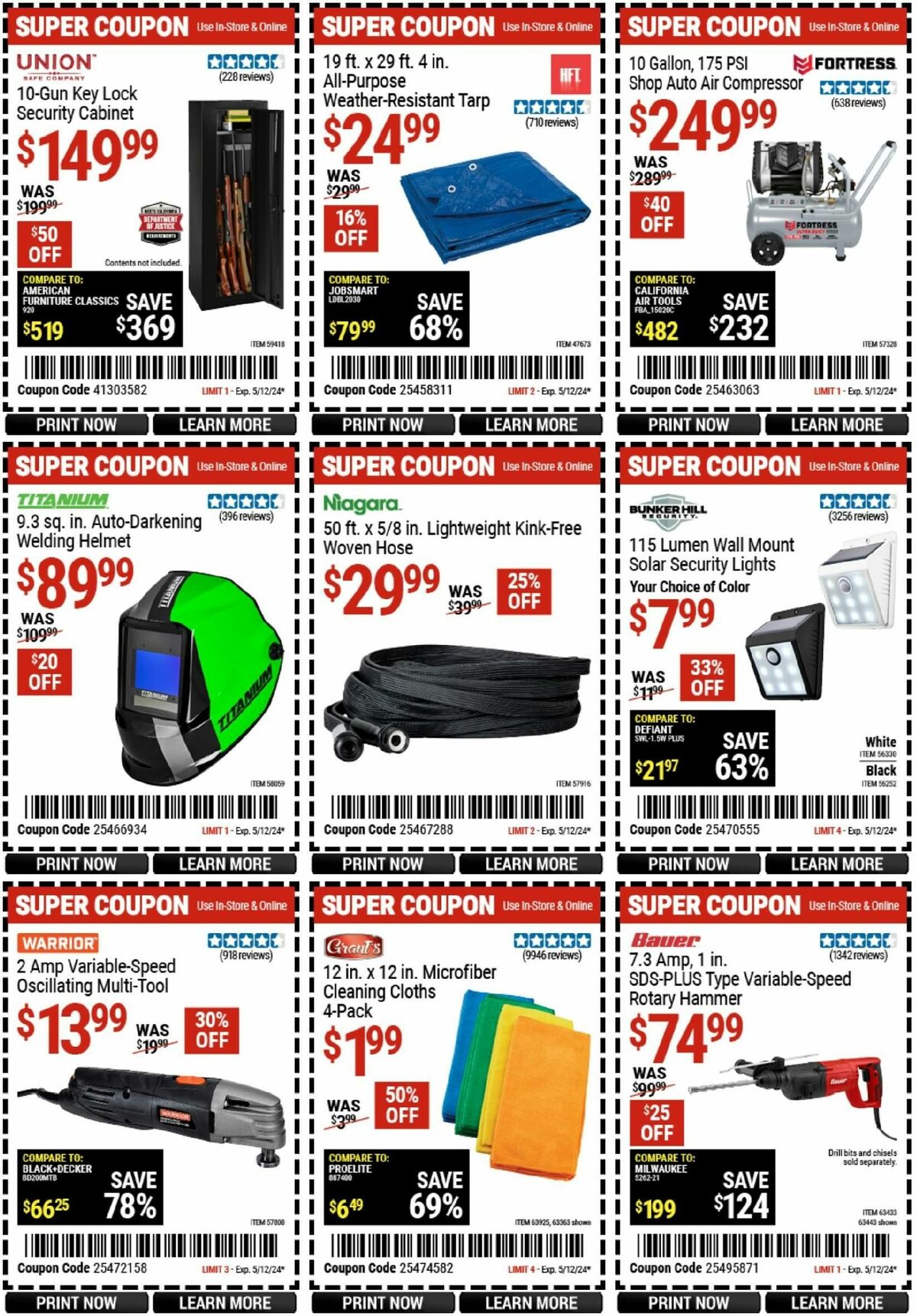 Harbor Freight Tools Weekly Ad from April 29