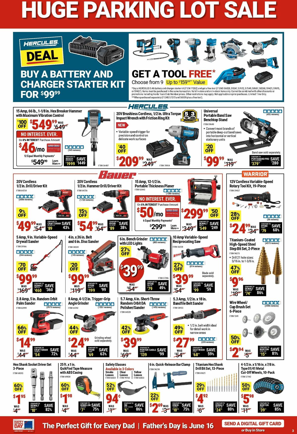 Harbor Freight Tools Weekly Ad from June 3