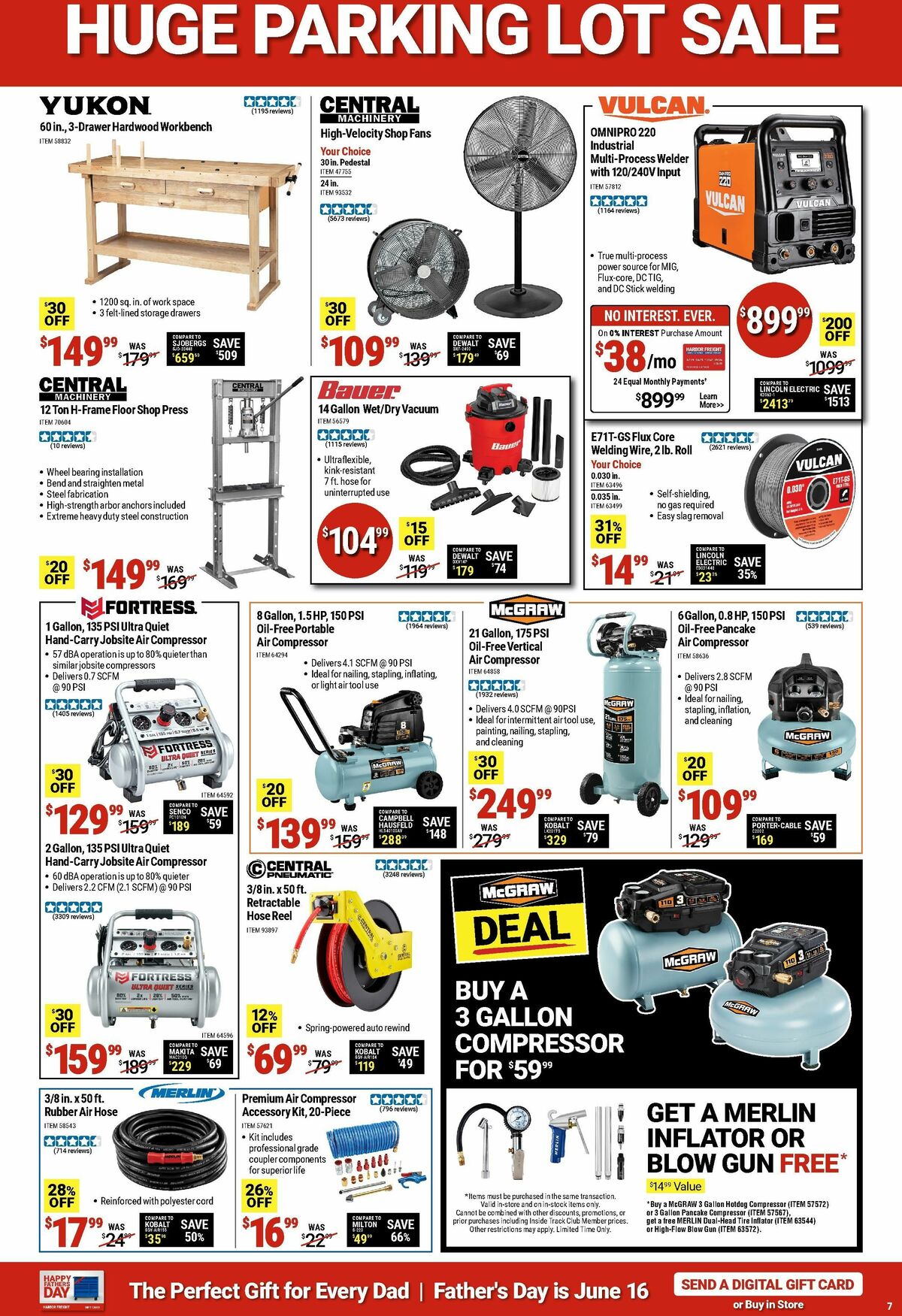 Harbor Freight Tools Weekly Ad from June 3
