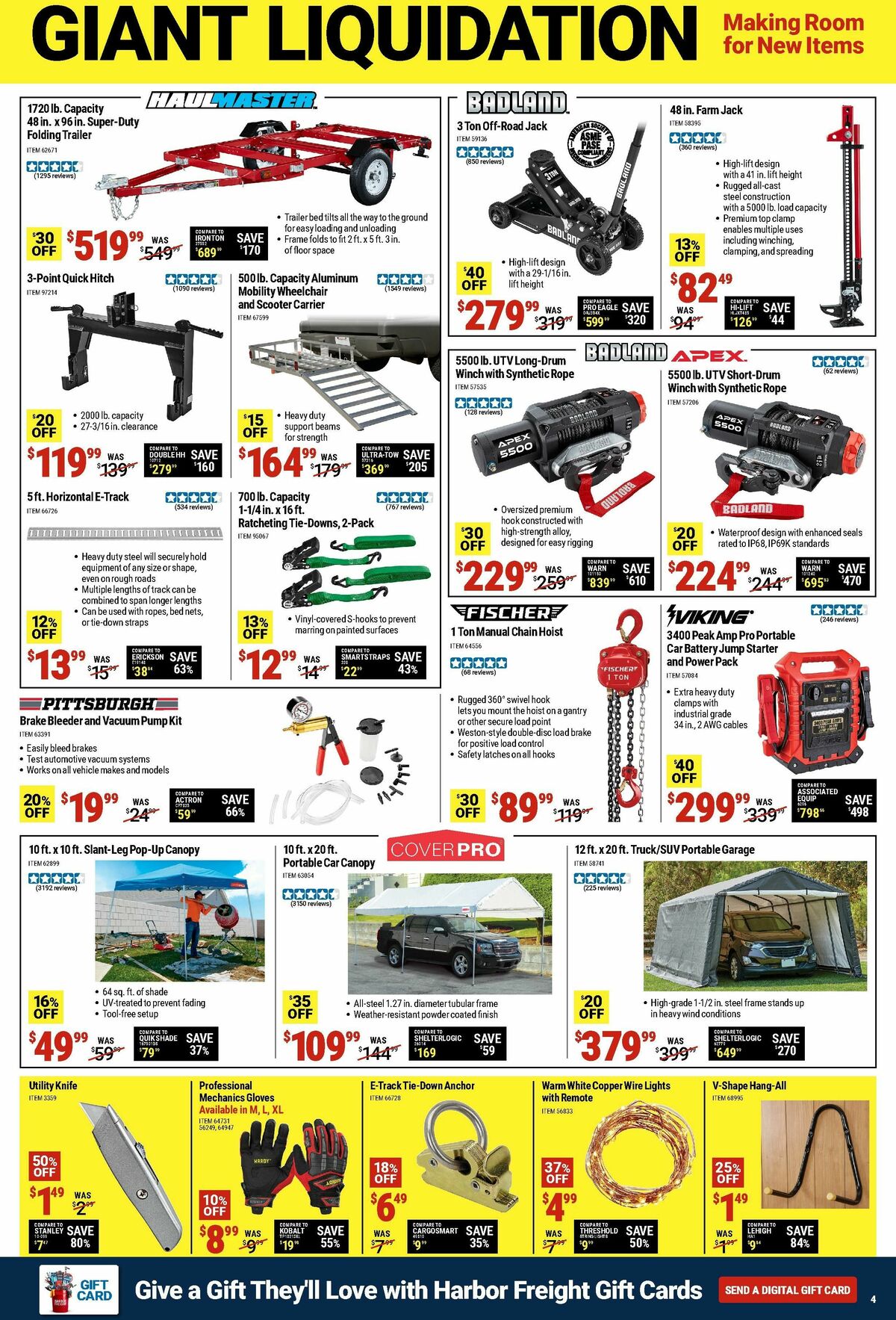 Harbor Freight Tools Weekly Ad from July 22