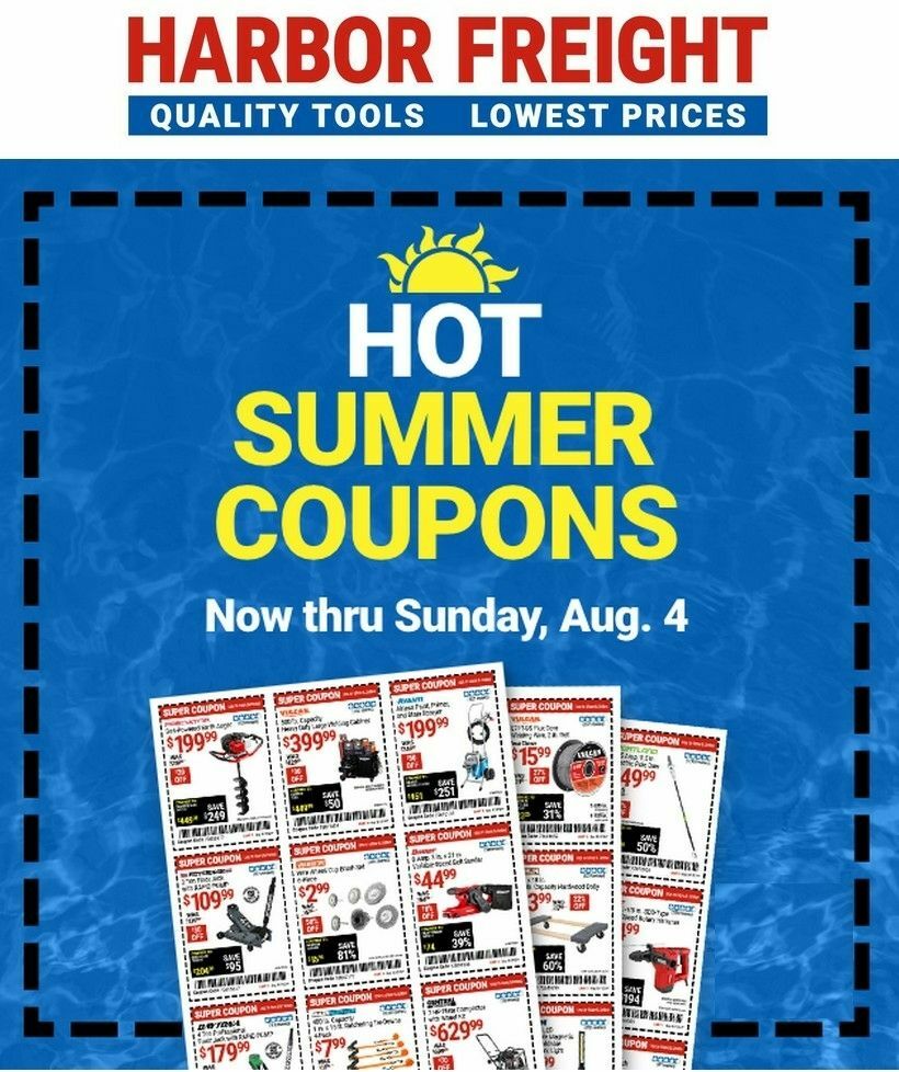 Harbor Freight Tools Weekly Ad from July 26