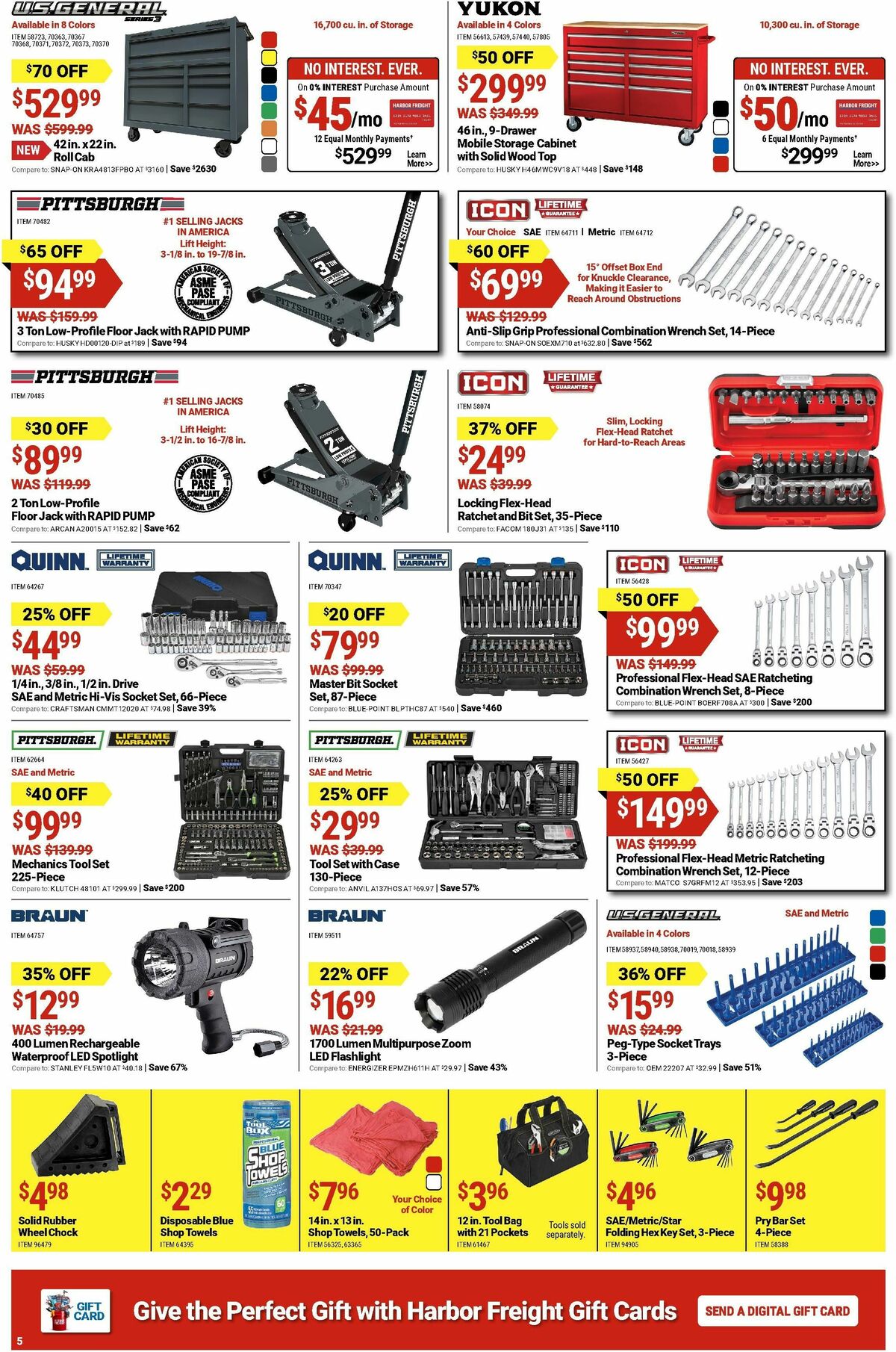 Harbor Freight Tools Weekly Ad from August 12