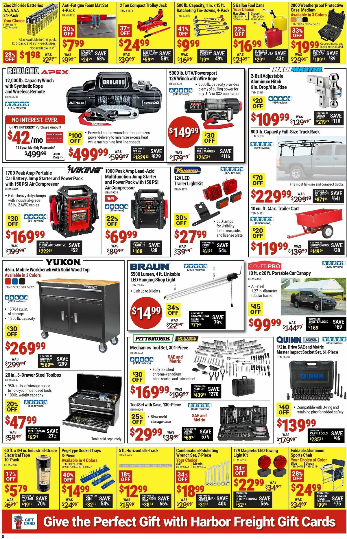 Harbor Freight Tools Weekly Ad from October 7