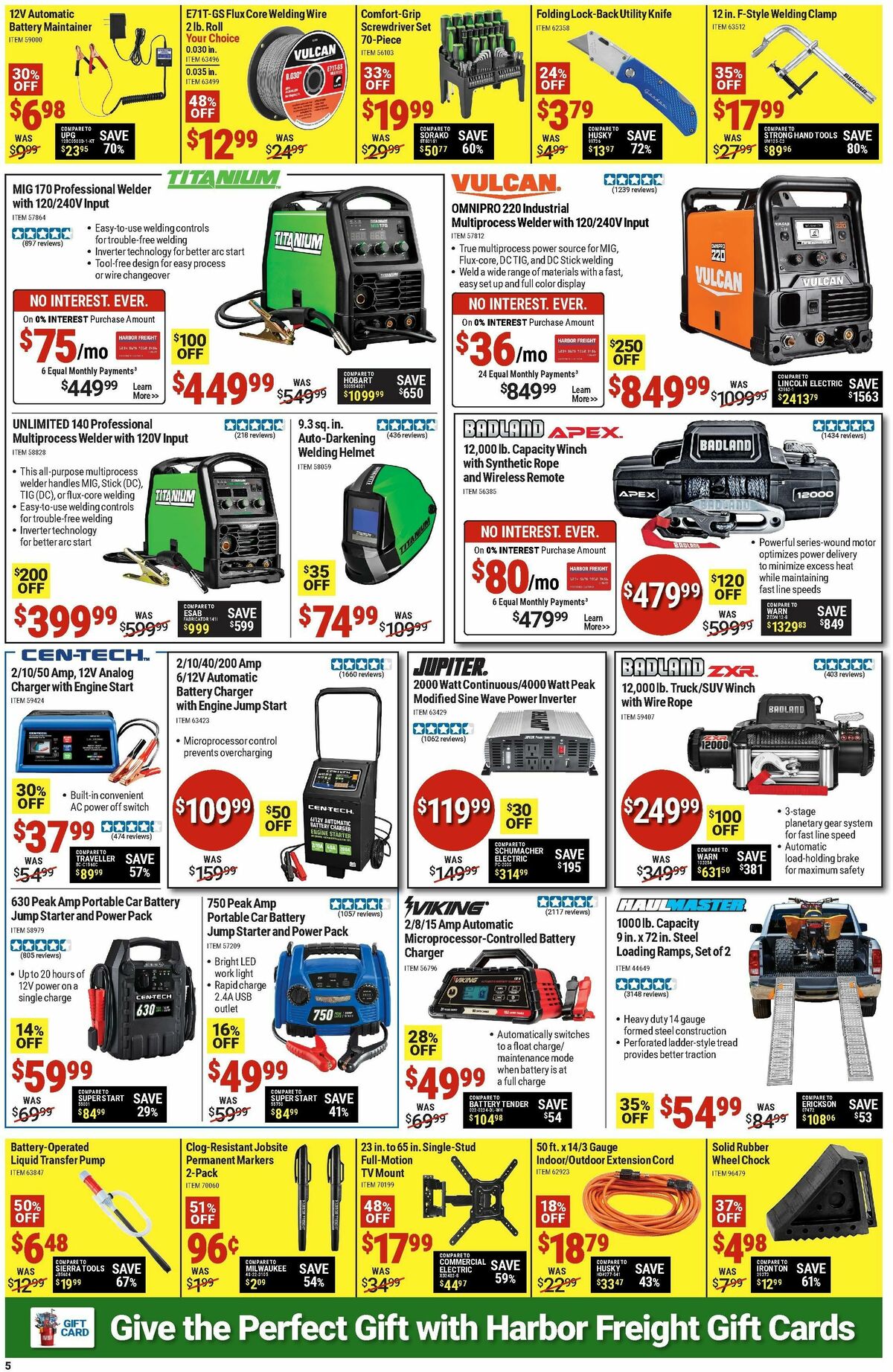 Harbor Freight Tools Weekly Ad from November 25