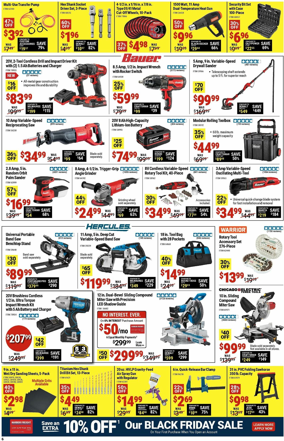 Harbor Freight Tools Weekly Ad from November 25