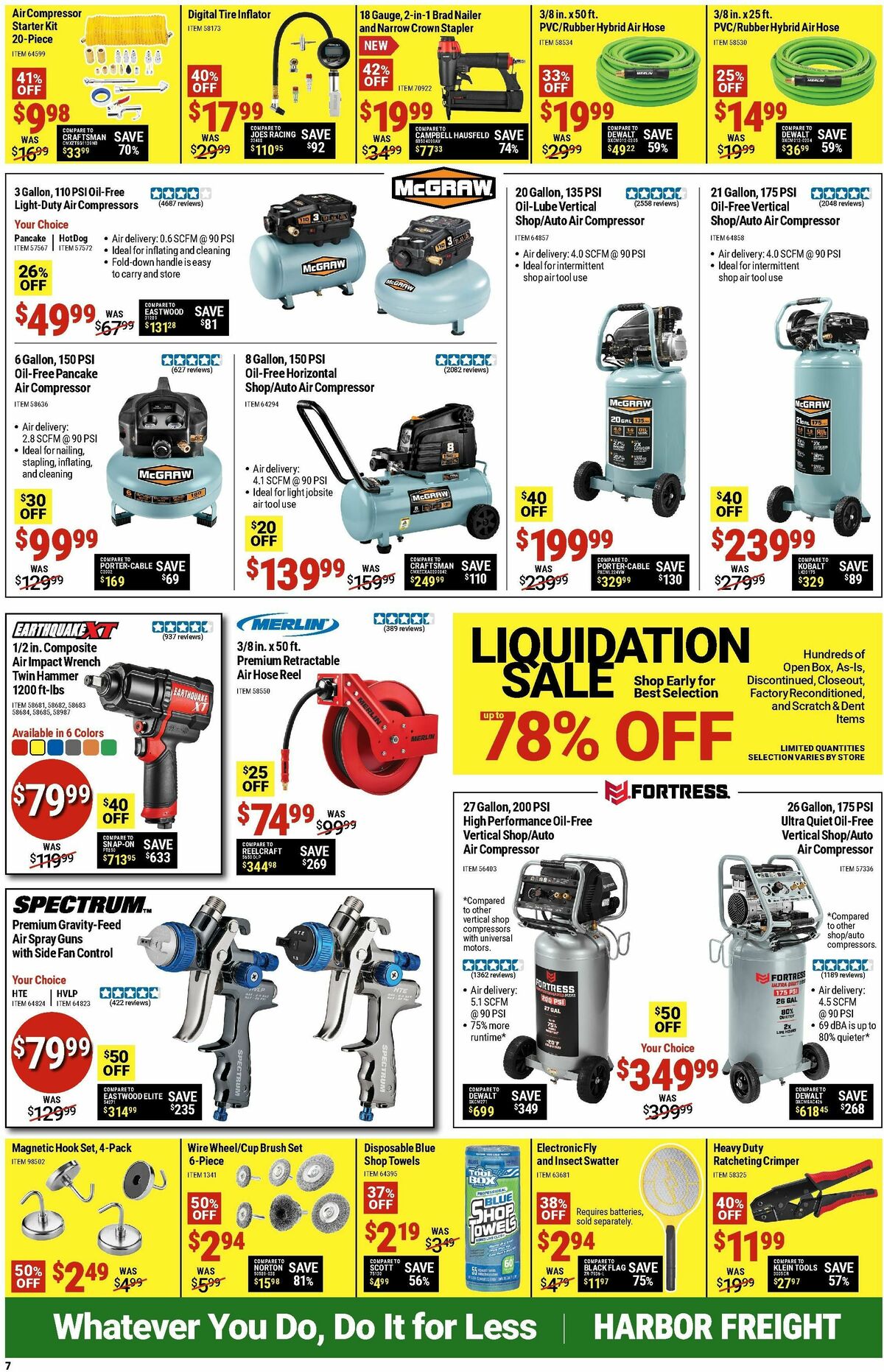 Harbor Freight Tools Weekly Ad from November 25