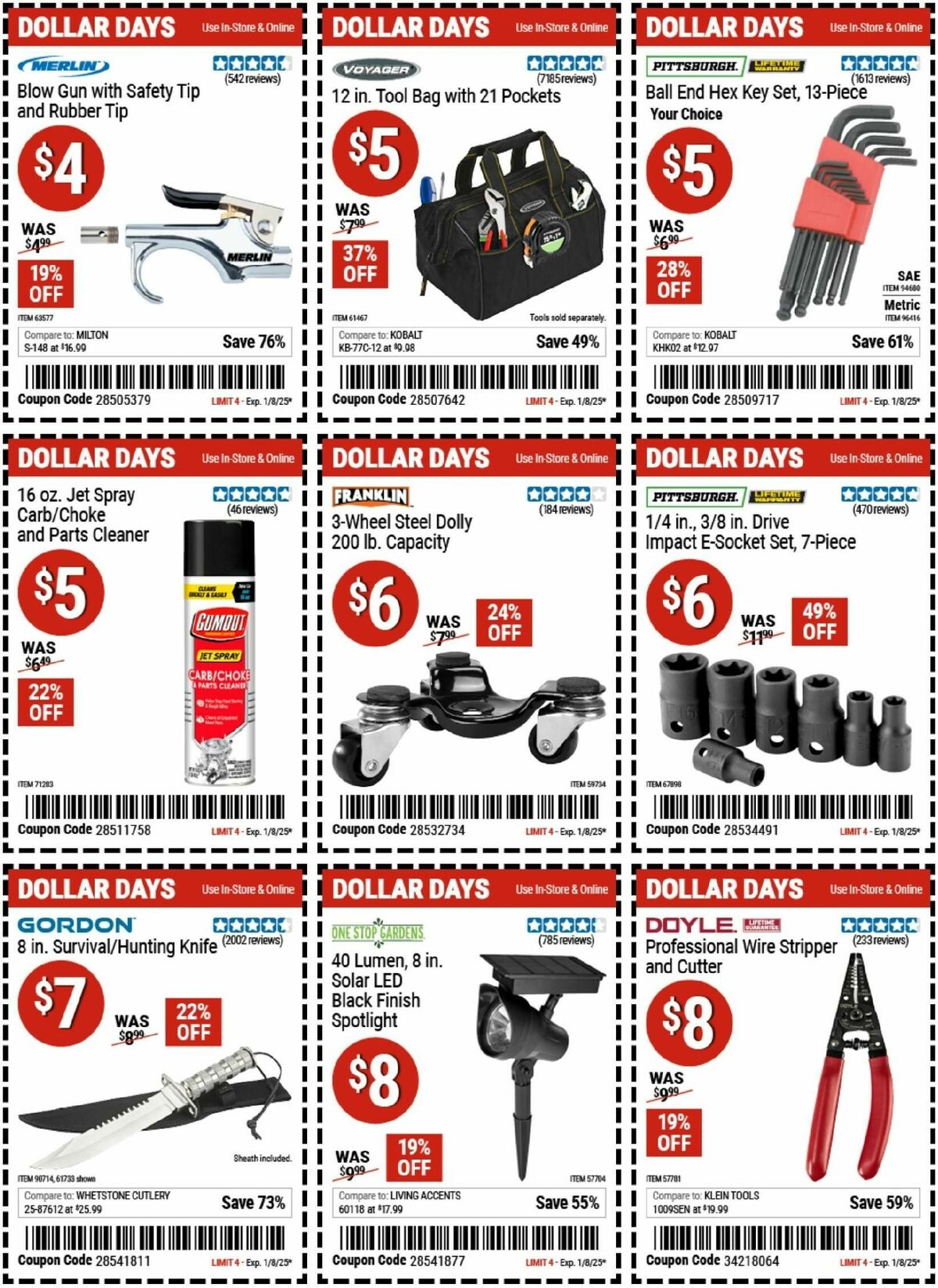 Harbor Freight Tools Weekly Ad from December 26