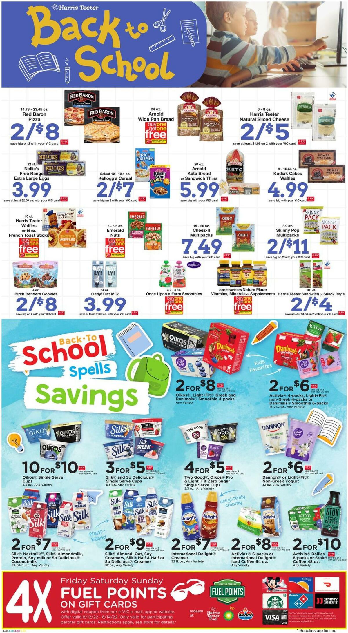 Harris Teeter Weekly Ad from August 10