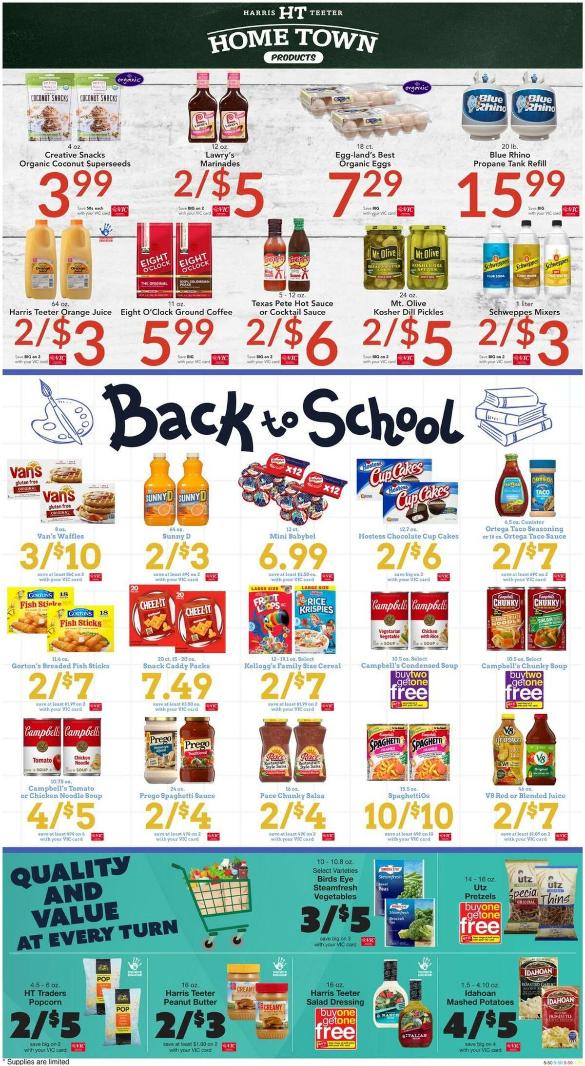 Harris Teeter Weekly Ad from August 10