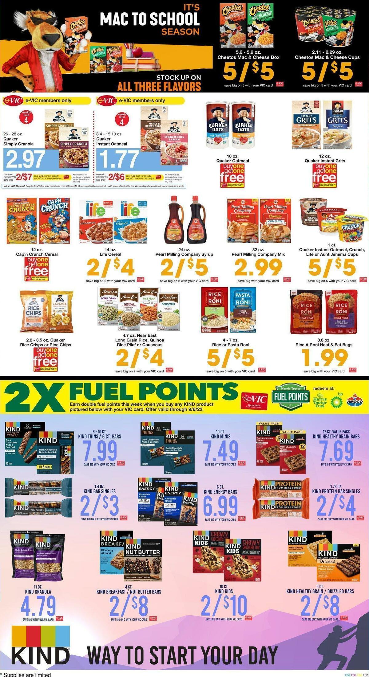 Harris Teeter Weekly Ad from August 31