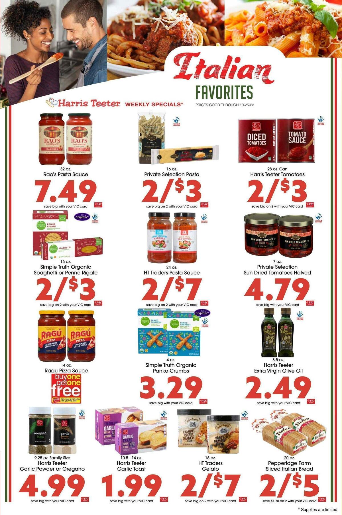 Harris Teeter Weekly Ad from October 19