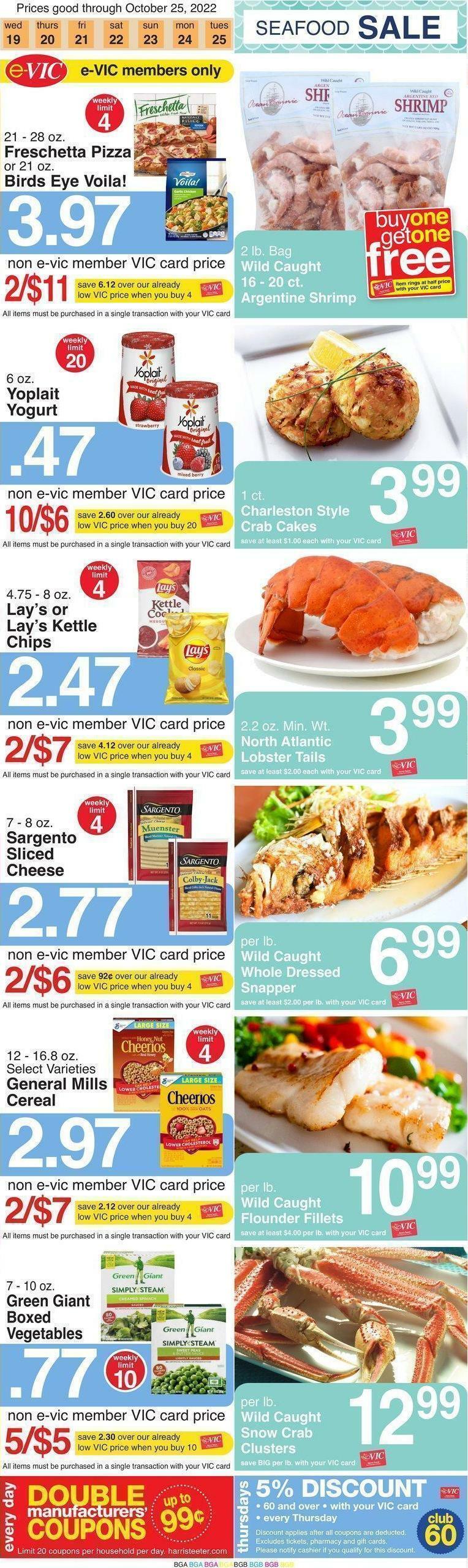 Harris Teeter Weekly Ad from October 19