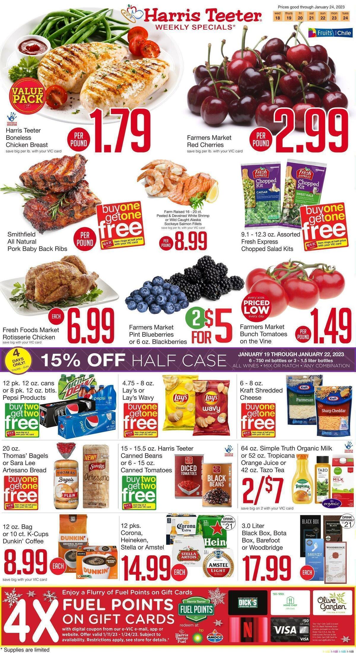 Harris Teeter Weekly Ad from January 18