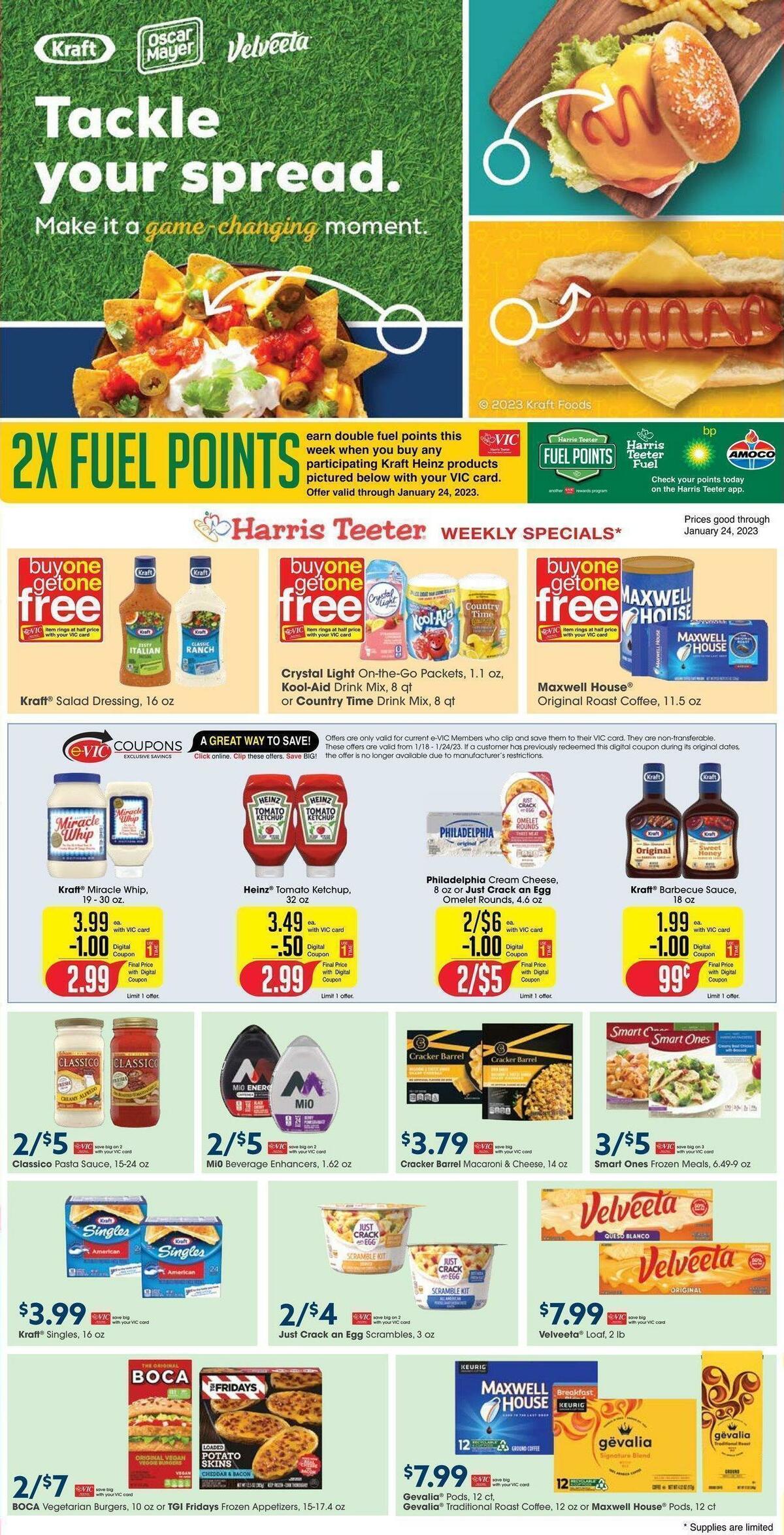 Harris Teeter Weekly Ad from January 18